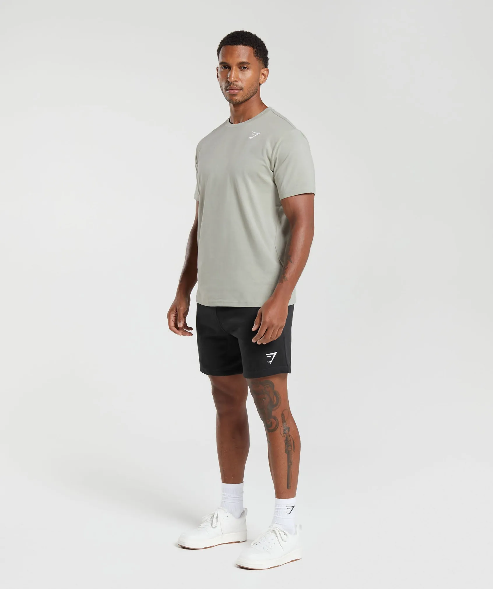 Gymshark Crest T-Shirt - Stone Grey sold by Gymshark product image thumbnail 4