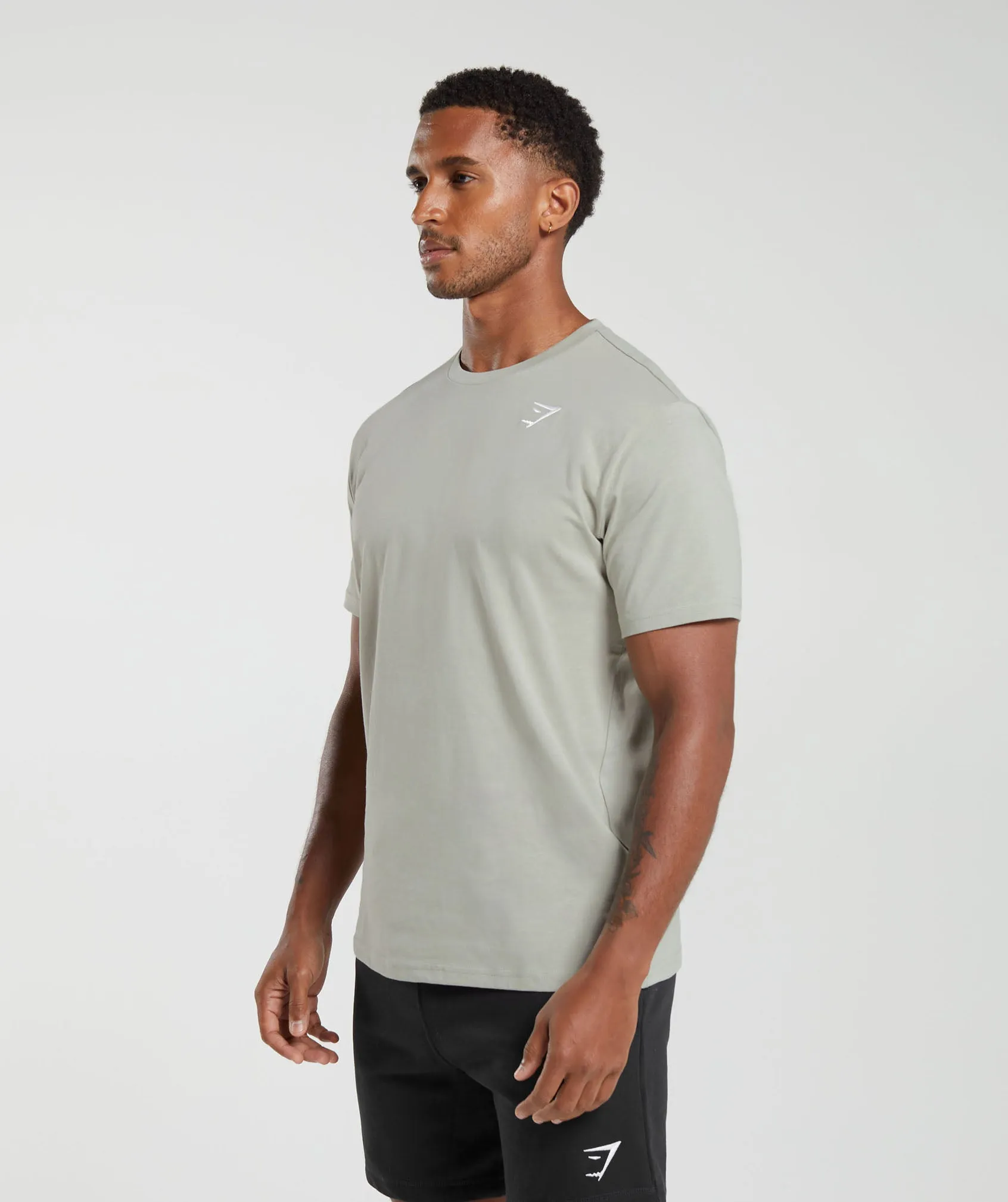 Gymshark Crest T-Shirt - Stone Grey sold by Gymshark product image thumbnail 3