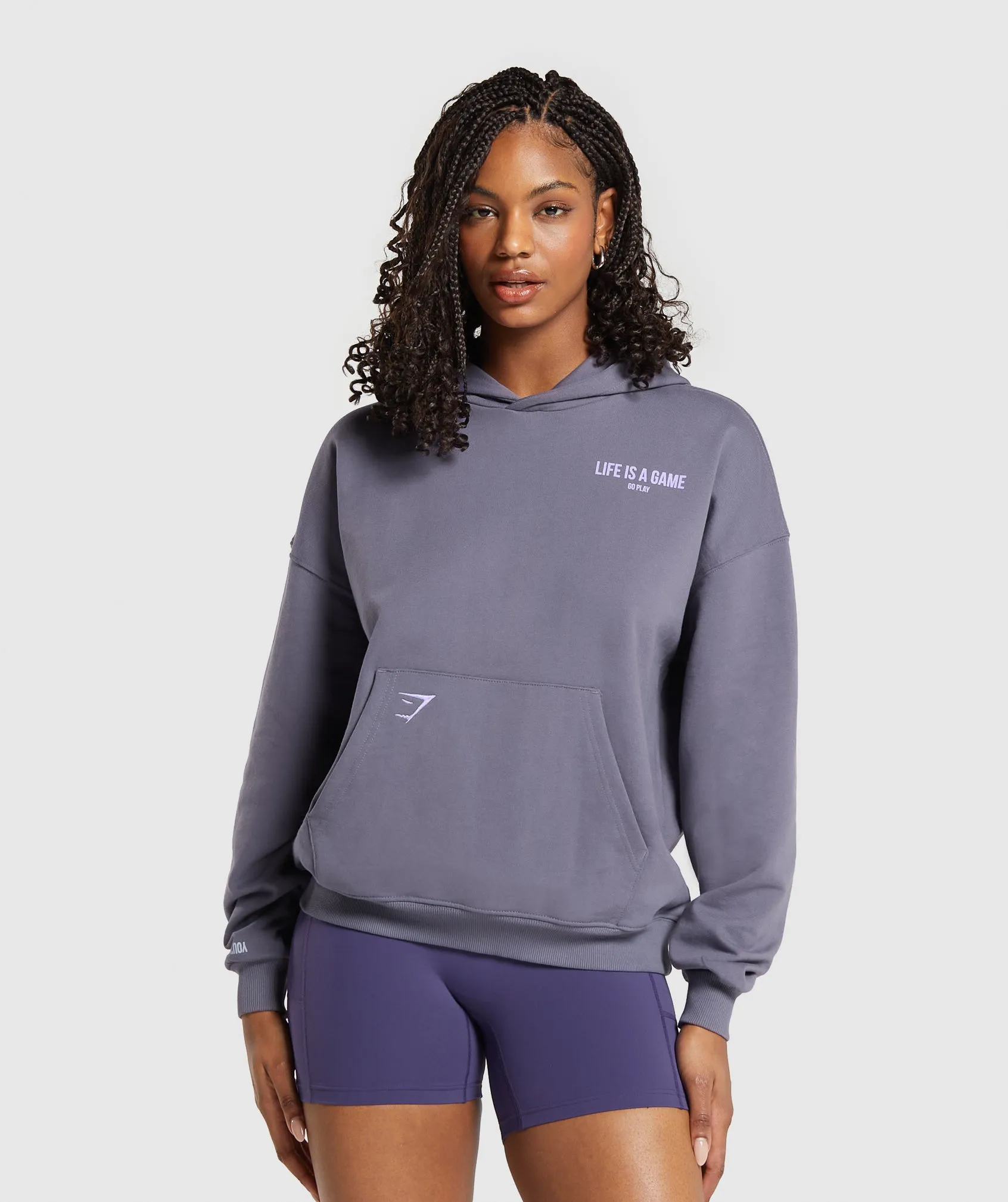 GS x Anna Hoodie - Dewberry Purple sold by Gymshark