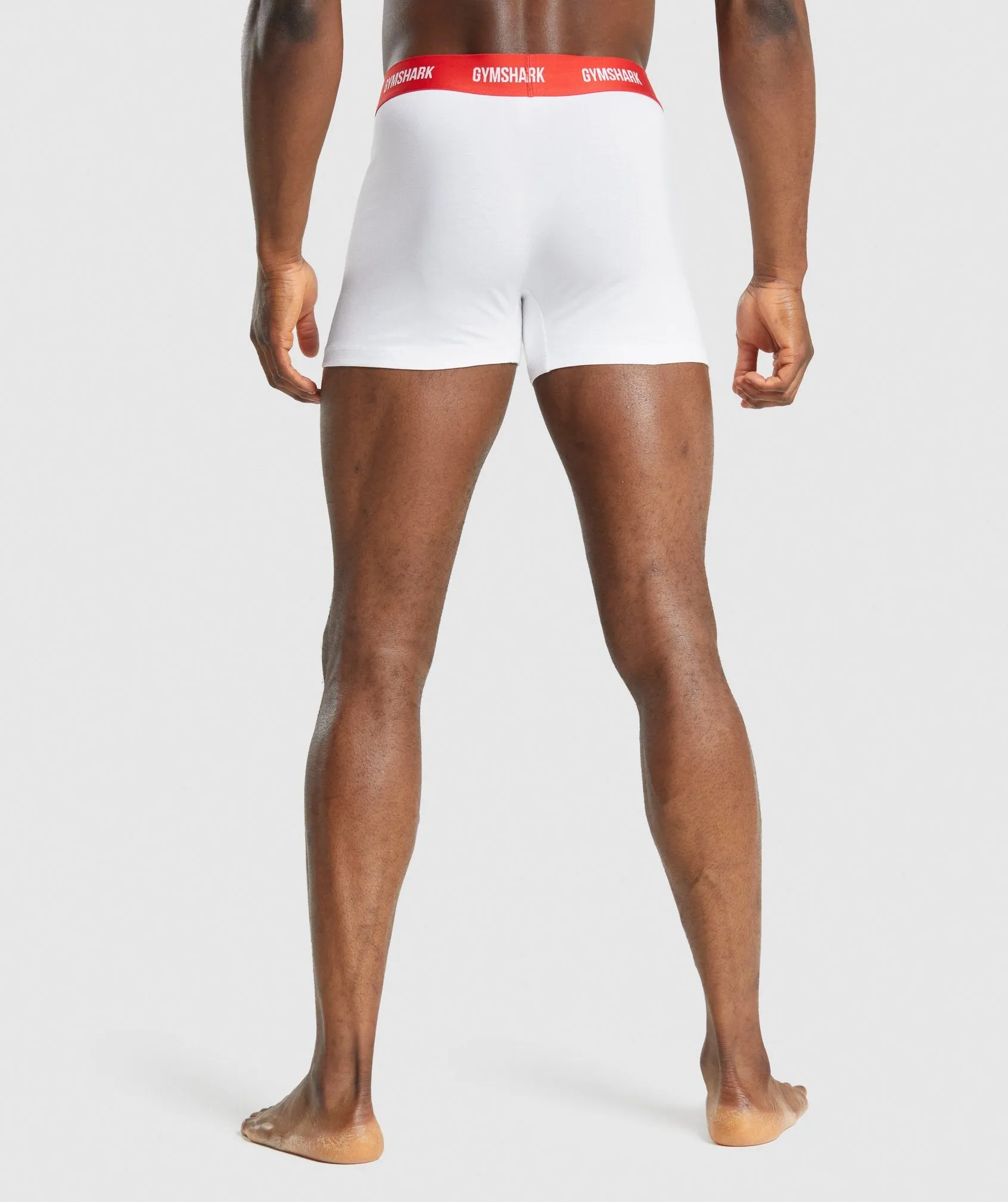 Gymshark Boxers 2pk - White/Red sold by Gymshark product image thumbnail 2
