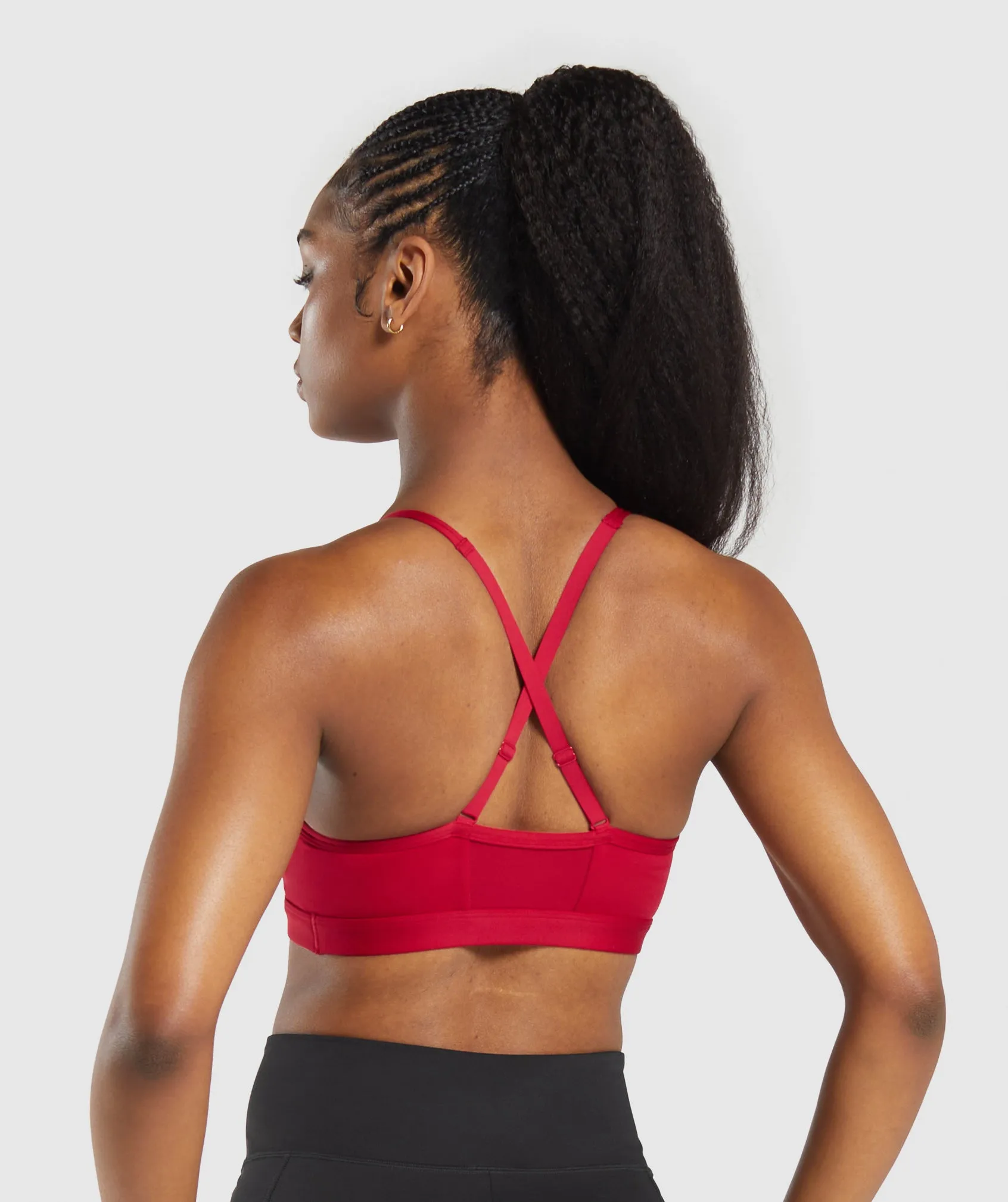 Gymshark Ruched Sports Bra - Conditioning Red sold by Gymshark product image thumbnail 2