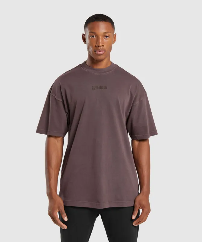 Gymshark Heavyweight T-Shirt - Cocoa Brown sold by Gymshark