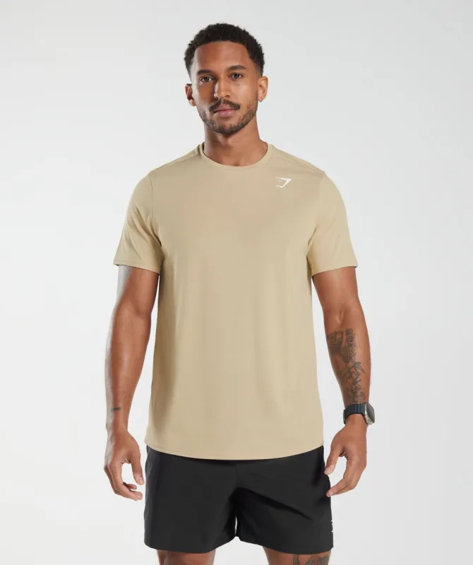 Gymshark Arrival T-Shirt - Toasted Brown sold by Gymshark