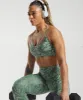 GS Power Sports Bra - Sage Green Print sold by Gymshark