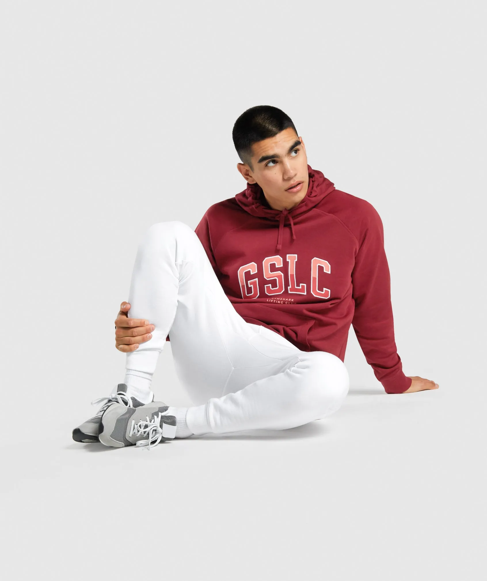 Gymshark GSLC Collegiate Hoodie - Burgundy sold by Gymshark product image thumbnail 4