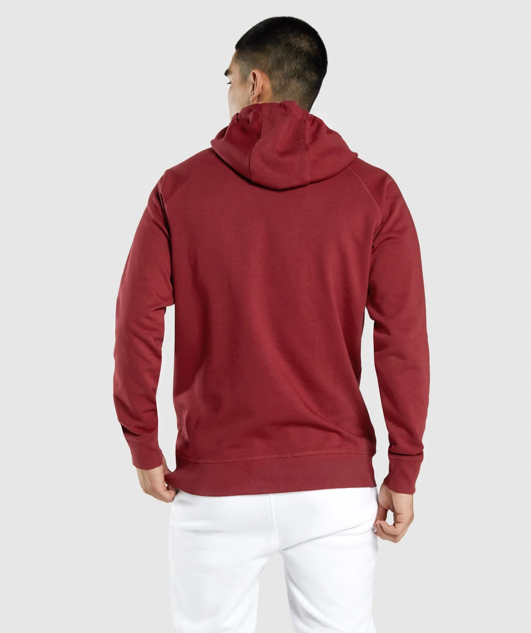 Gymshark GSLC Collegiate Hoodie - Burgundy sold by Gymshark product image thumbnail 2