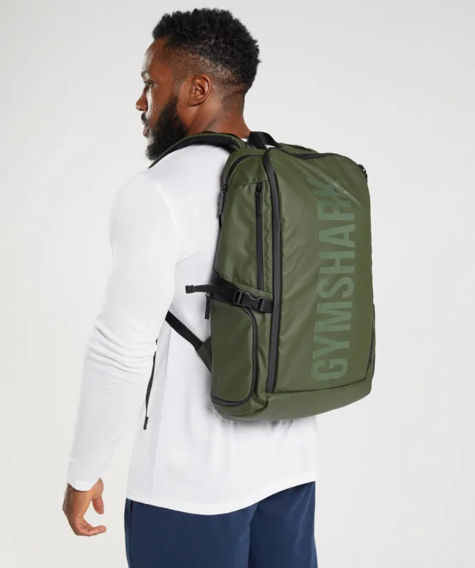 Gymshark X-Series 0.3 Backpack - Core Olive sold by Gymshark