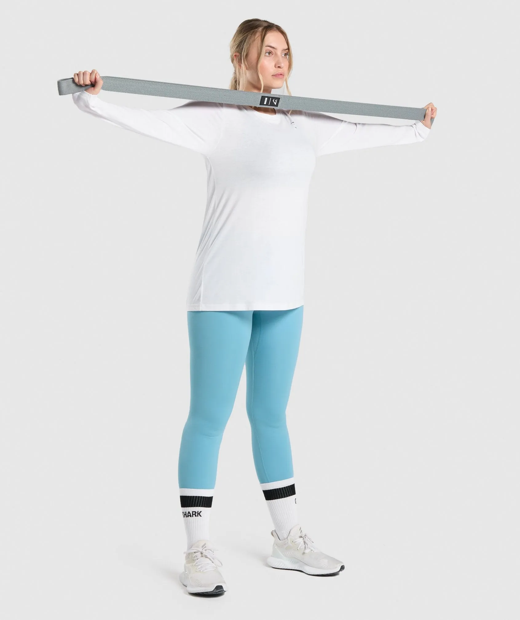 Gymshark Long Medium Resistance Band - Grey sold by Gymshark product image thumbnail 2