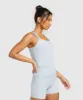 Gymshark Elevate Ruched Tank - Fresh Blue sold by Gymshark