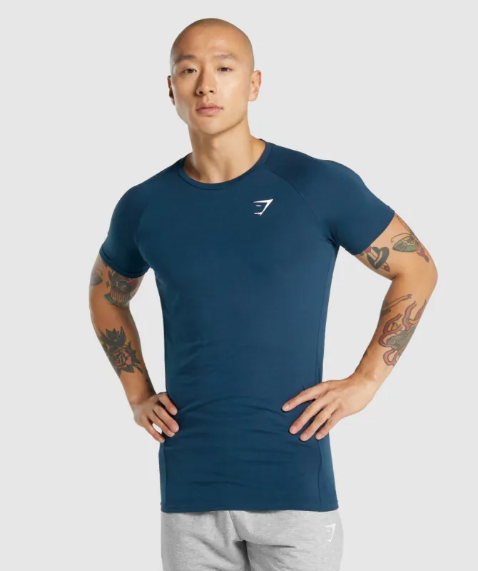 Gymshark Critical 2.0 T-Shirt - Navy sold by Gymshark