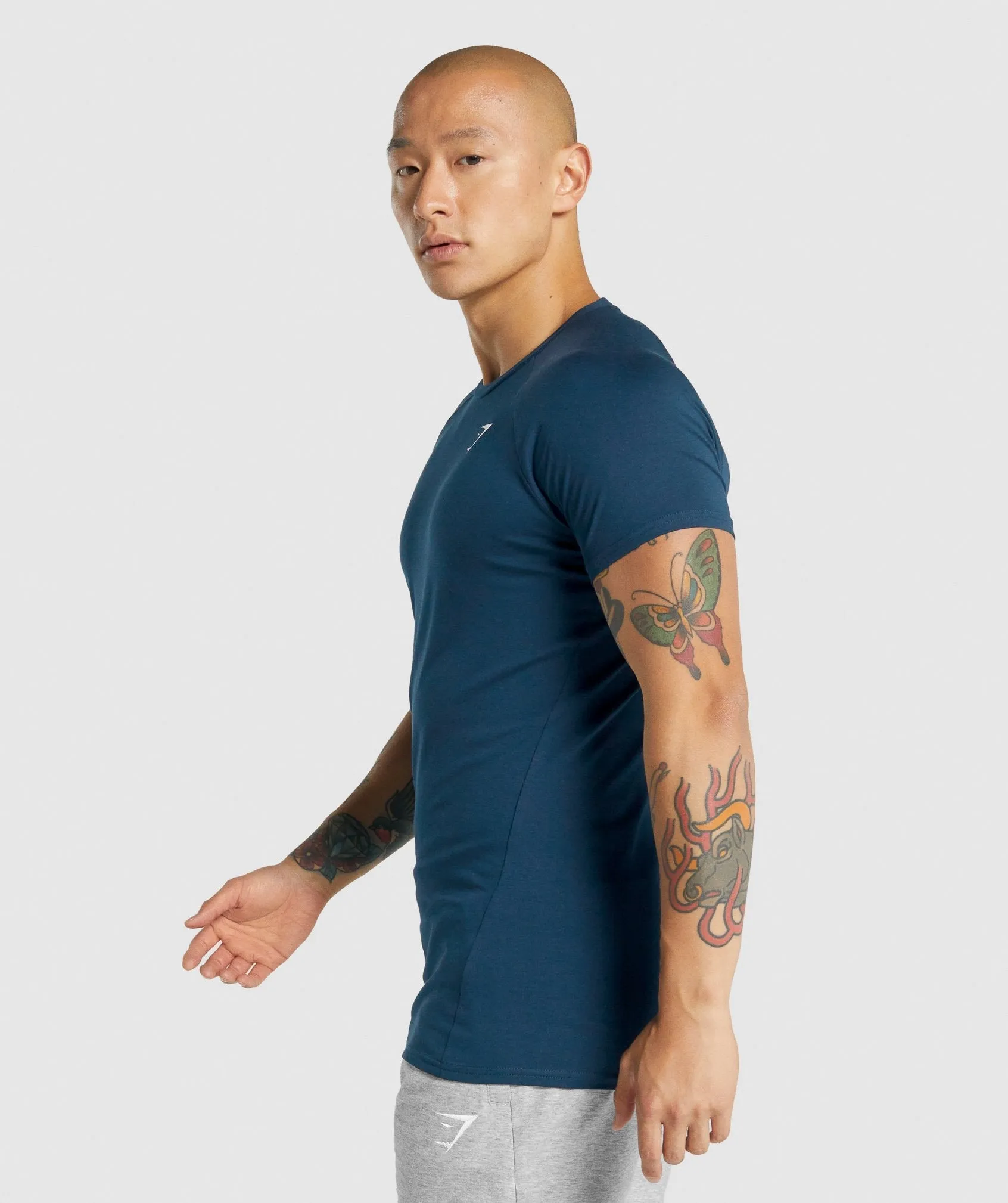 Gymshark Critical 2.0 T-Shirt - Navy sold by Gymshark product image thumbnail 3