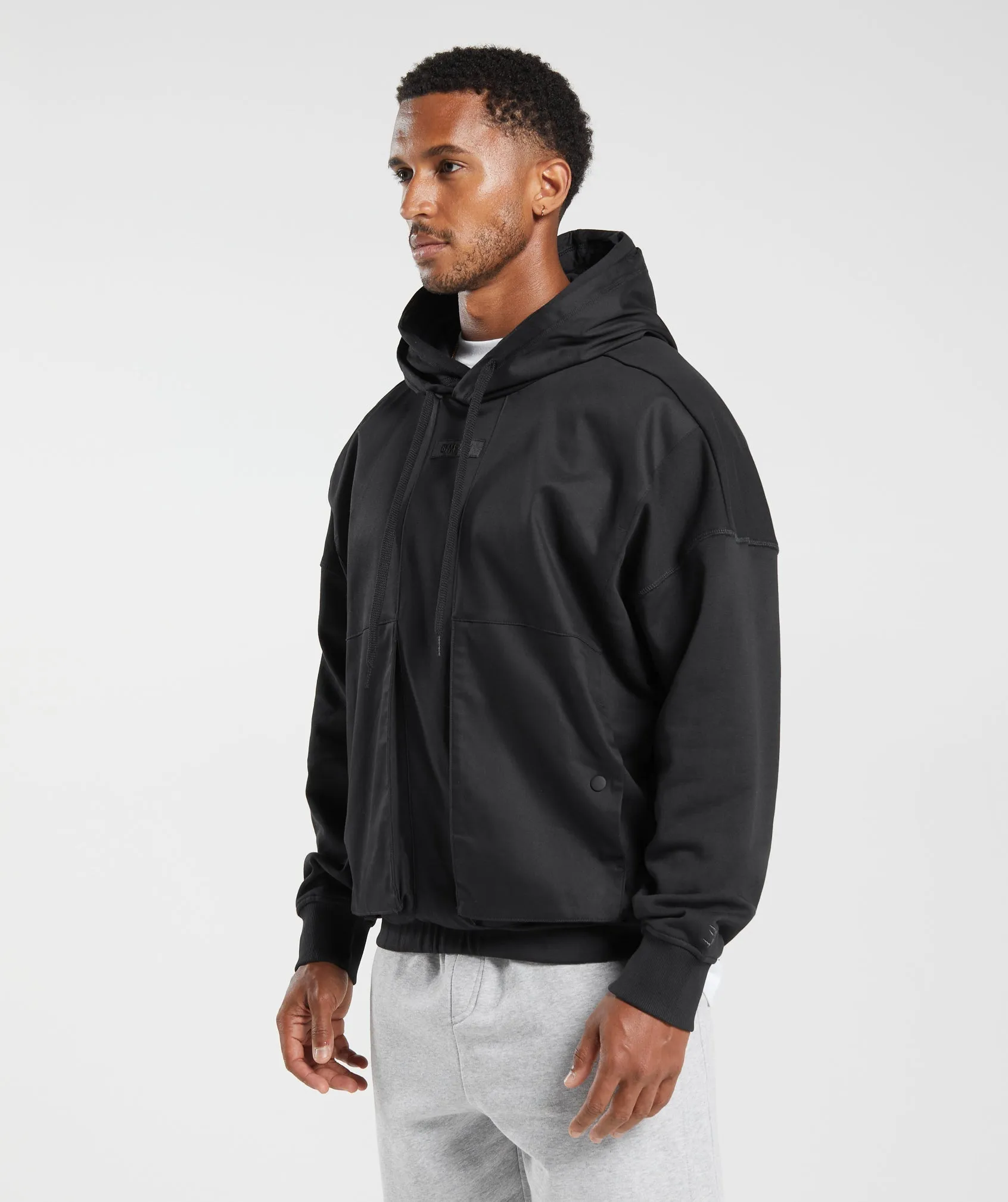 Gymshark Rest Day Street Hoodie - Black sold by Gymshark product image thumbnail 3