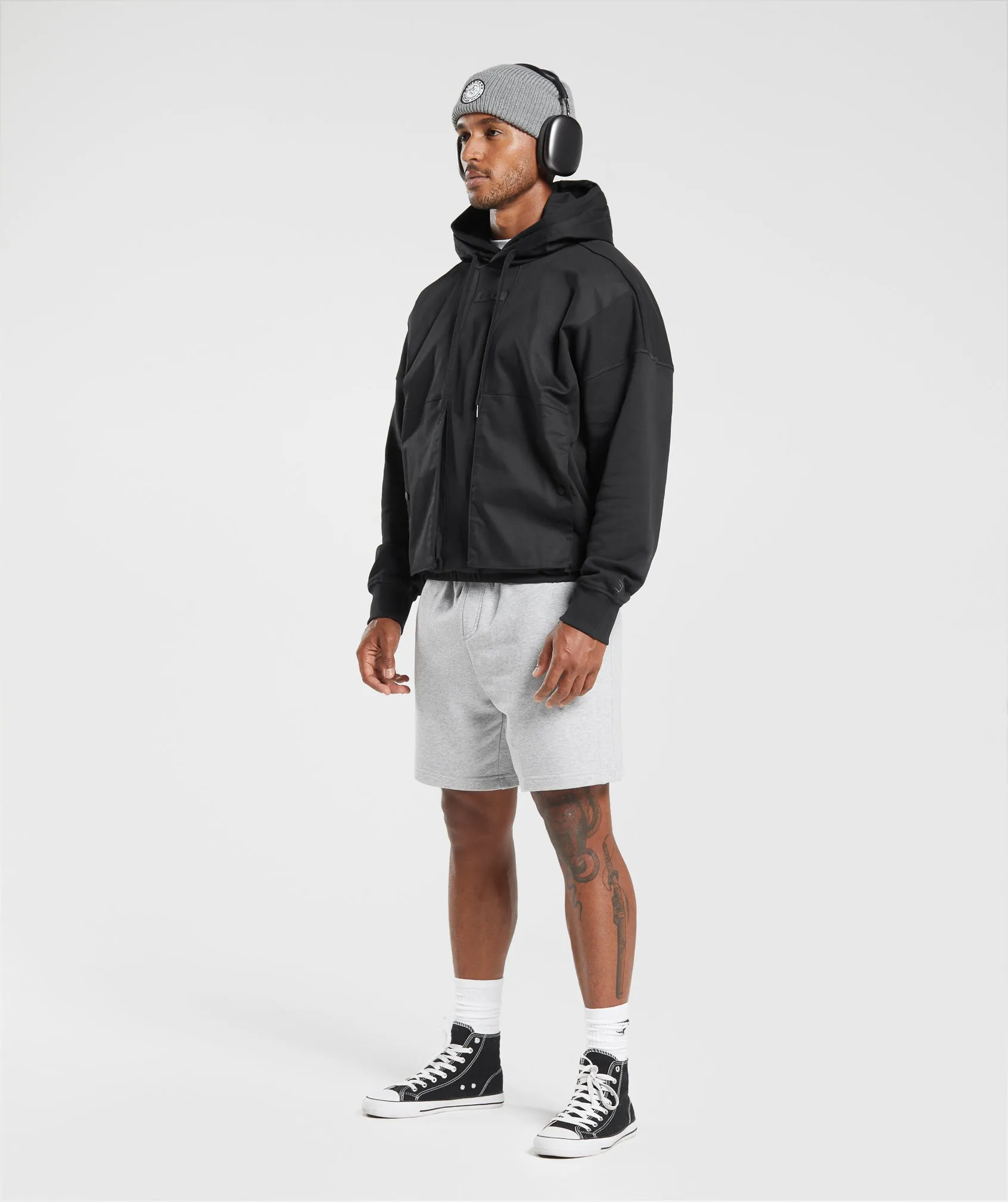 Gymshark Rest Day Street Hoodie - Black sold by Gymshark product image thumbnail 4