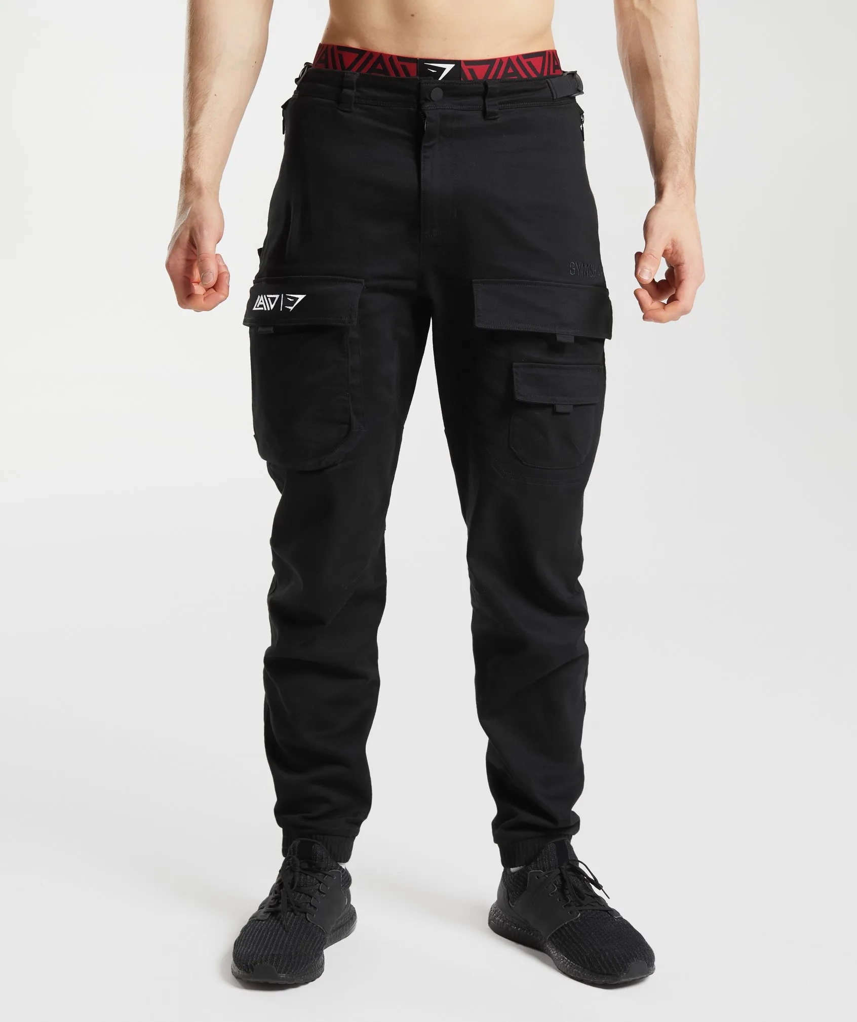 GS x David Laid Cargo Pants - Black sold by Gymshark product image thumbnail 2