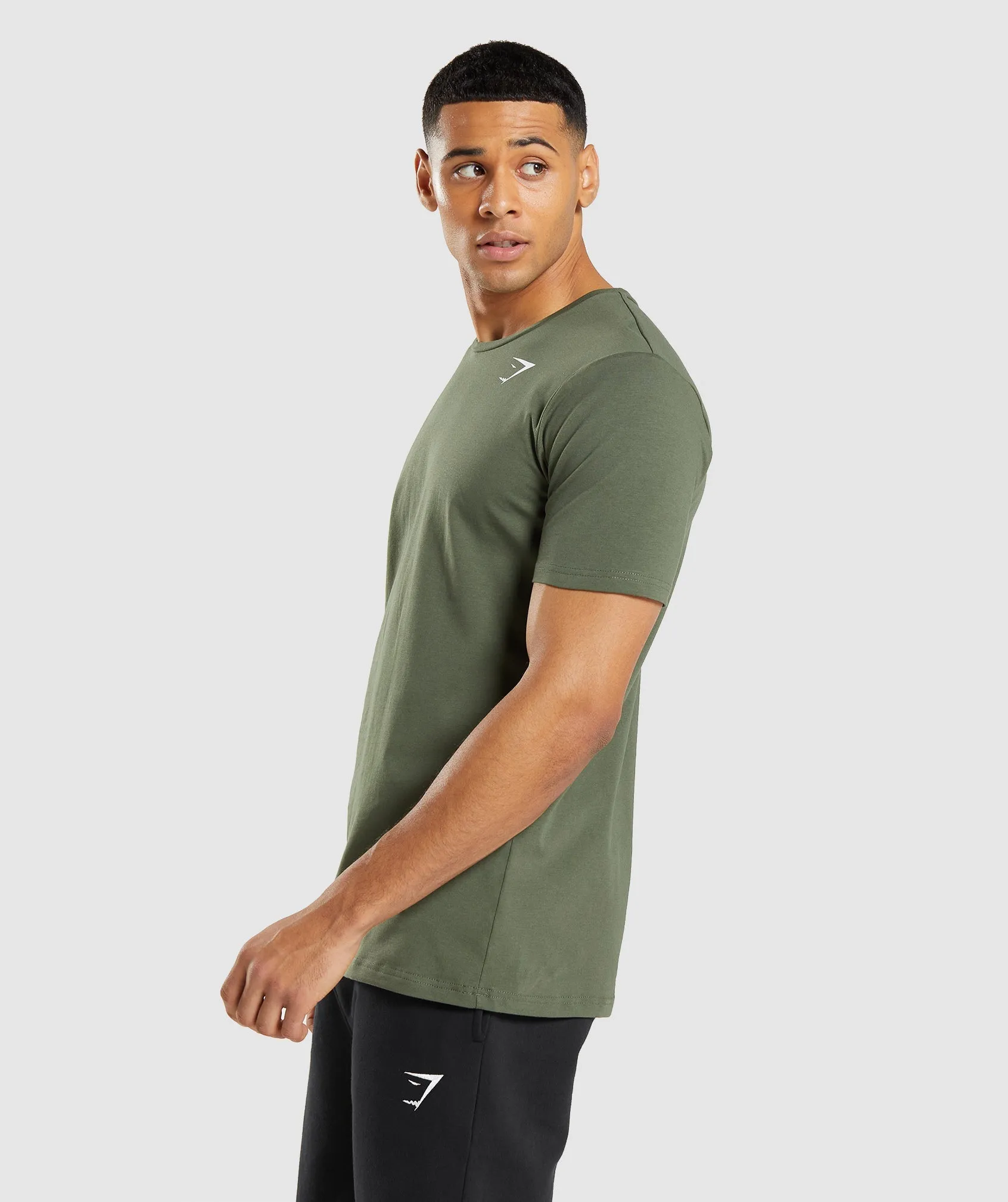 Gymshark Essential T-Shirt - Core Olive sold by Gymshark product image thumbnail 3