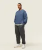 Gymshark everywear Relaxed Stitch Sweatshirt - Ash Blue sold by Gymshark