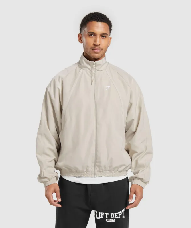 Gymshark Track Top - Pebble Grey sold by Gymshark