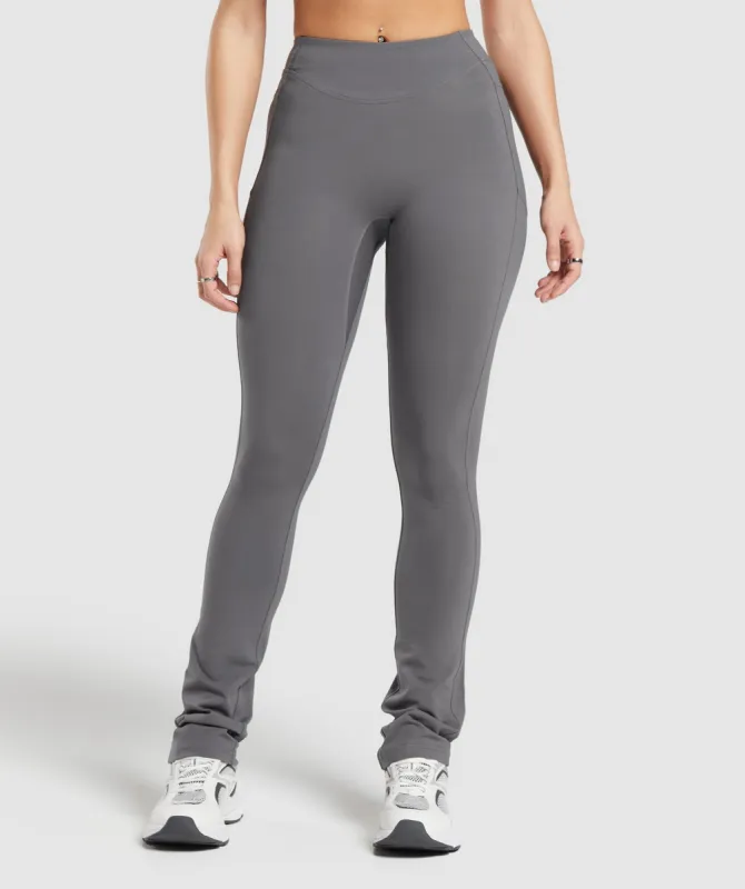 Gymshark Rest Day Straight Leg Leggings - Brushed Grey sold by Gymshark