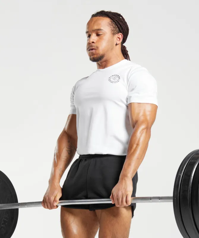 Gymshark Legacy T-Shirt - White sold by Gymshark