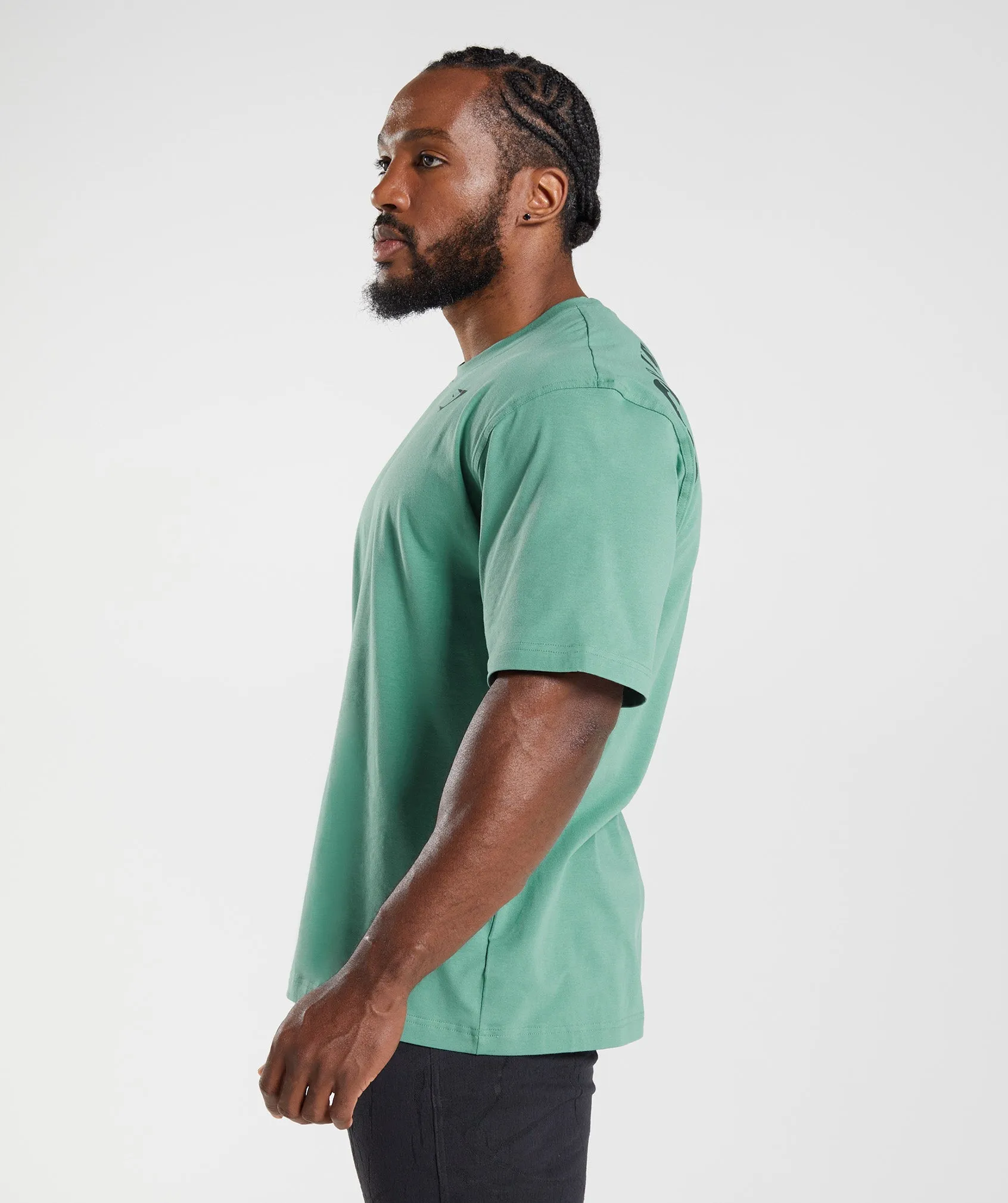 Gymshark Power T-Shirt - Alpine Green sold by Gymshark product image thumbnail 3