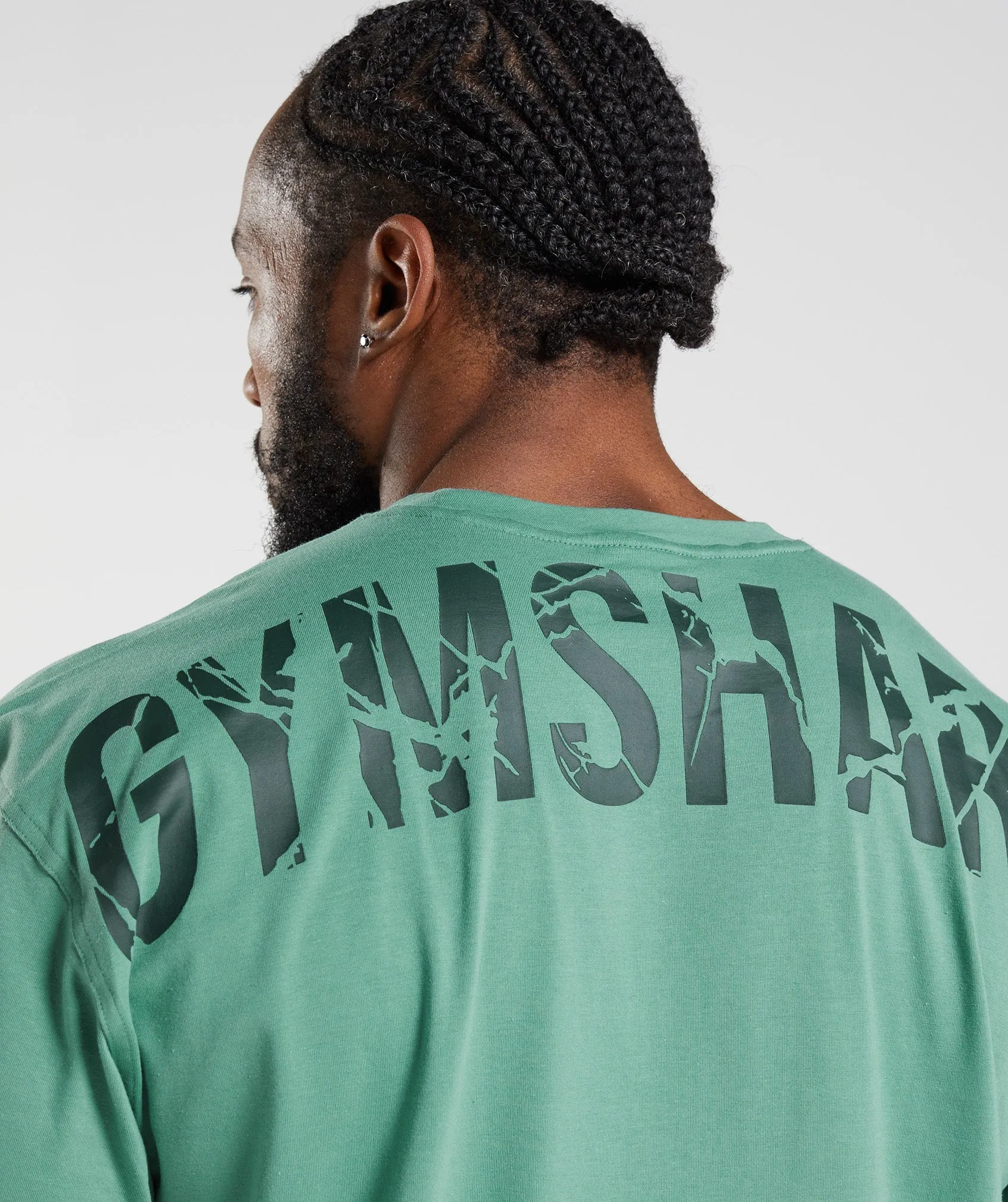 Gymshark Power T-Shirt - Alpine Green sold by Gymshark product image thumbnail 5