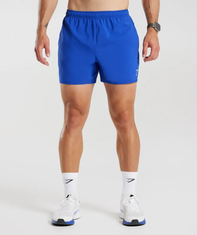 Gymshark Arrival 5" Shorts - Vintage Blue sold by Gymshark