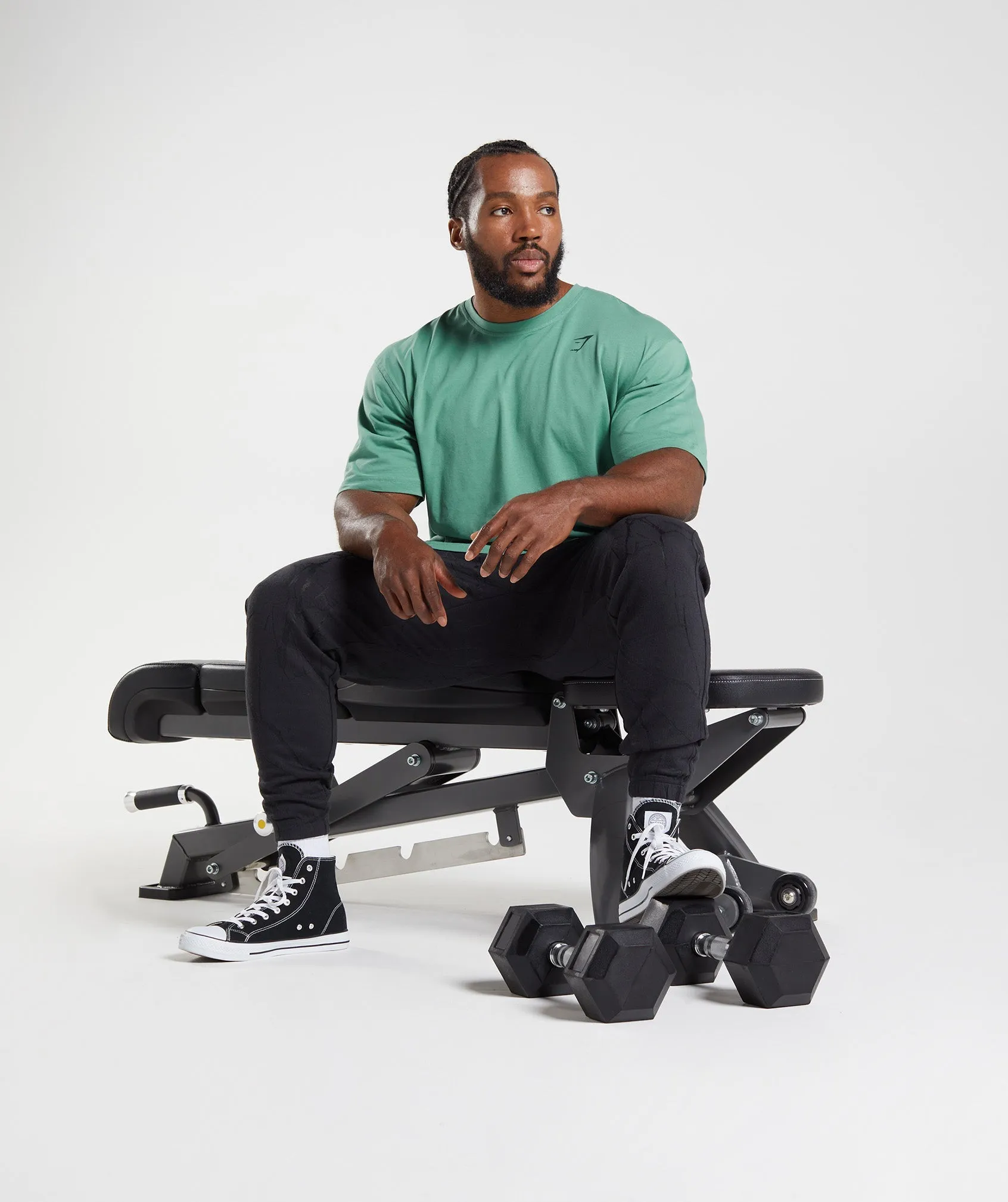 Gymshark Power T-Shirt - Alpine Green sold by Gymshark product image thumbnail 4