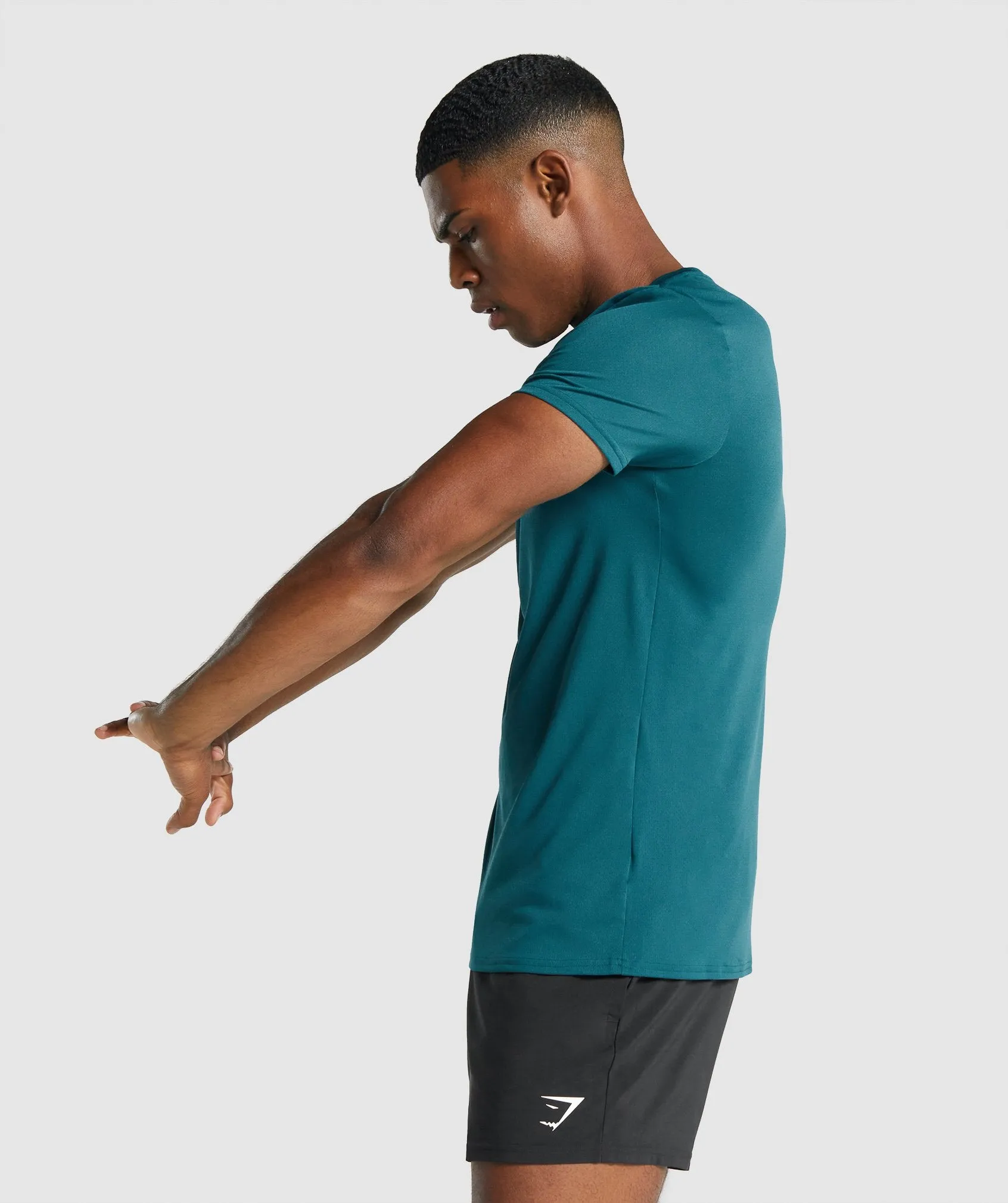 Gymshark Arrival Graphic T-Shirt - Teal sold by Gymshark product image thumbnail 3