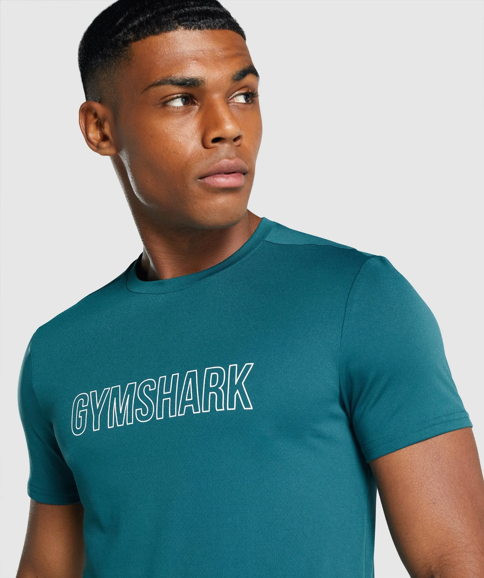 Gymshark Arrival Graphic T-Shirt - Teal sold by Gymshark product image thumbnail 5