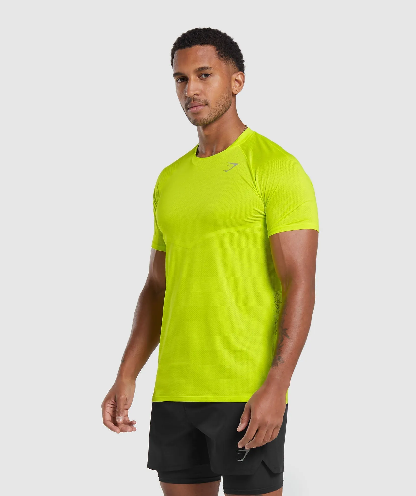 Gymshark Speed T-Shirt - Fluo Speed Green sold by Gymshark product image thumbnail 4
