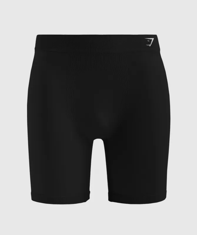 Gymshark Hybrid Boxer - Black/Light Grey sold by Gymshark