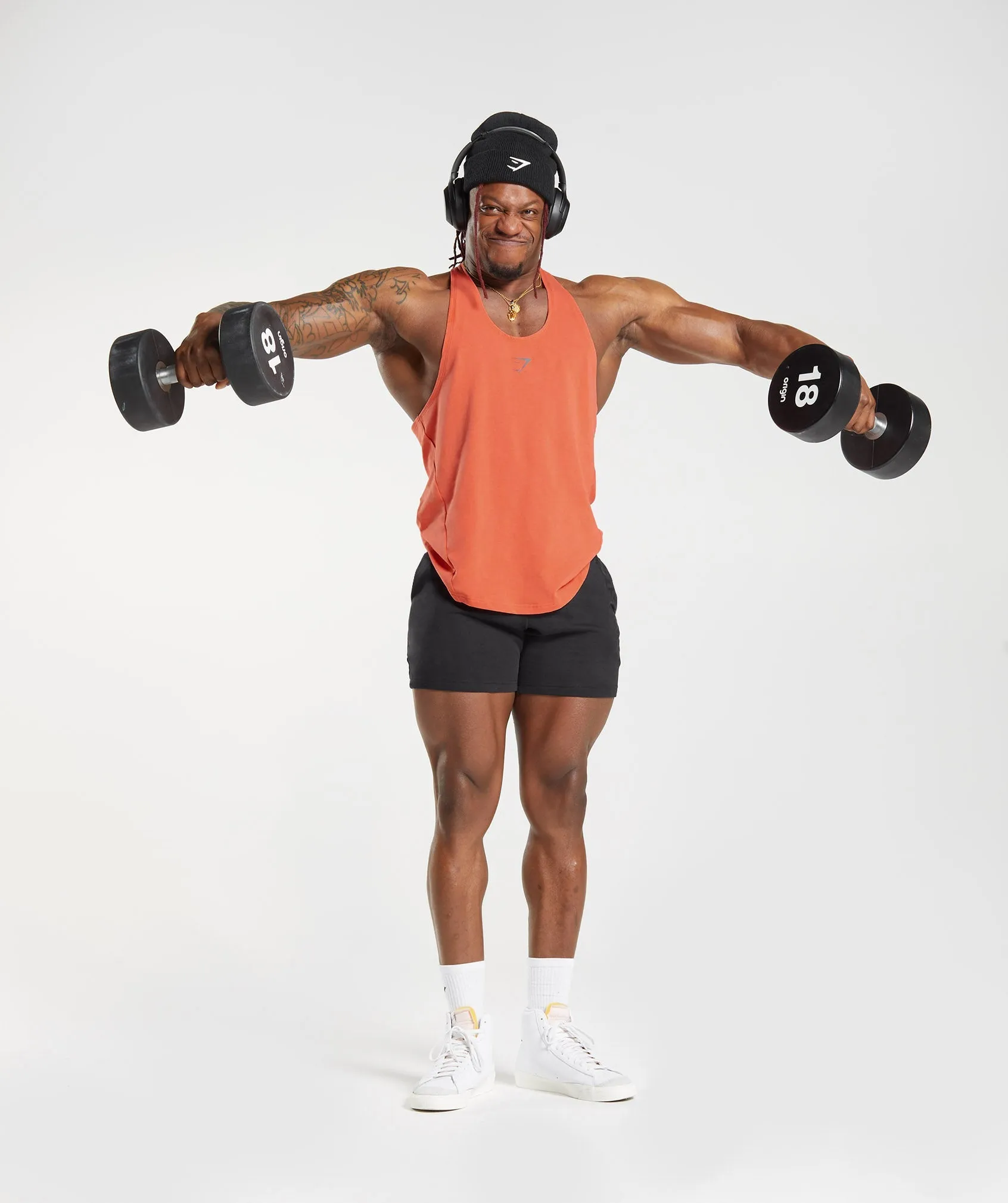 Gymshark Bold Stringer - Aerospace Orange sold by Gymshark product image thumbnail 4