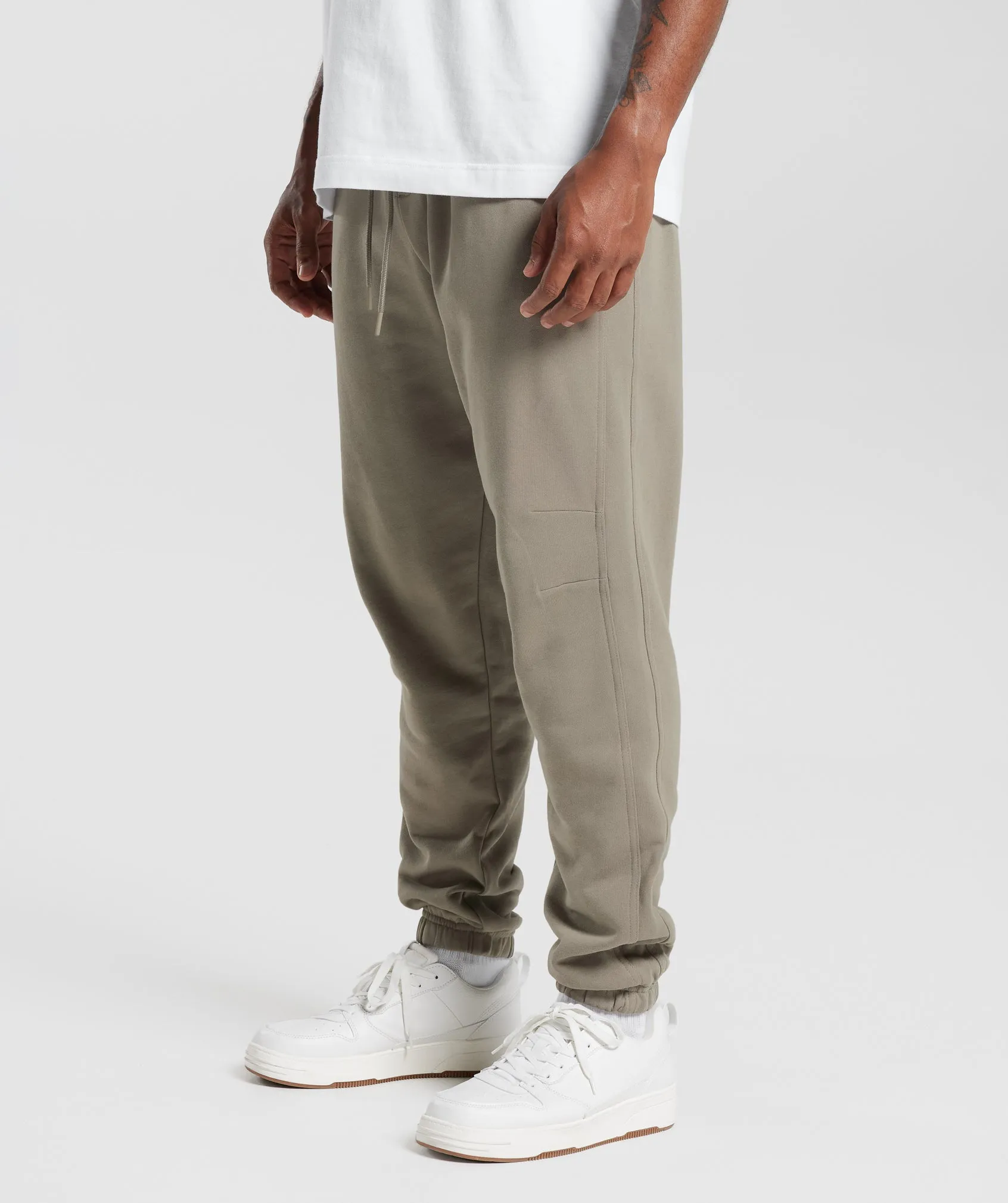 Gymshark Rest Day Essentials Joggers - Linen Brown sold by Gymshark product image thumbnail 3