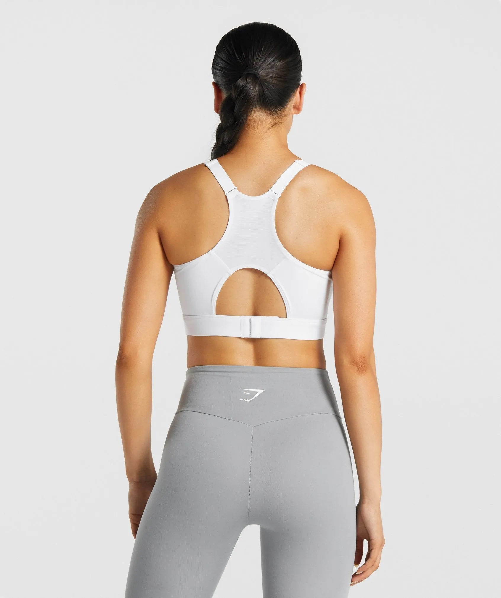 Gymshark Racer Back Sports Bra - White sold by Gymshark product image thumbnail 2