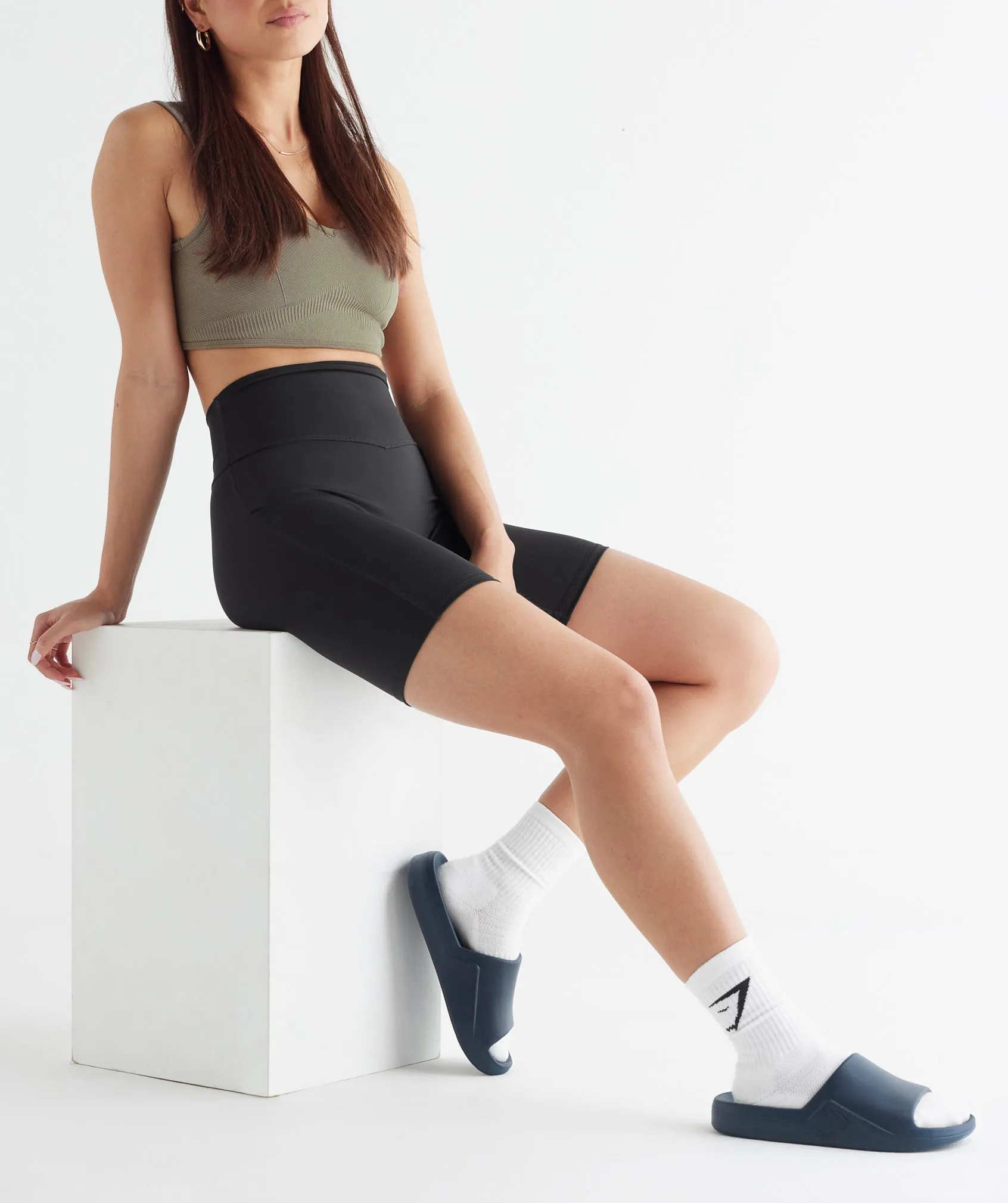 Gymshark Rest Day Slides - Navy sold by Gymshark product image thumbnail 3