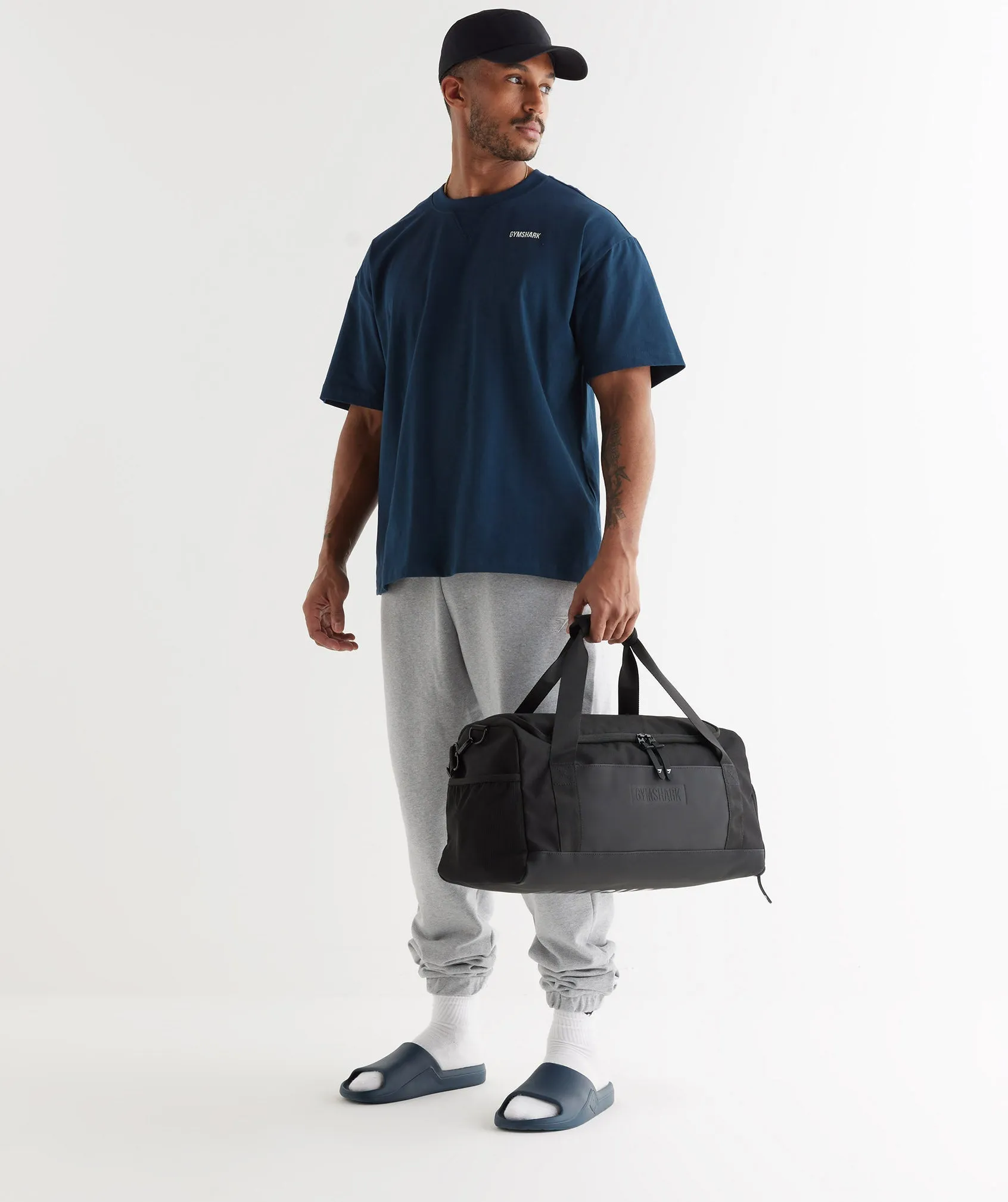 Gymshark Rest Day Slides - Navy sold by Gymshark product image thumbnail 5