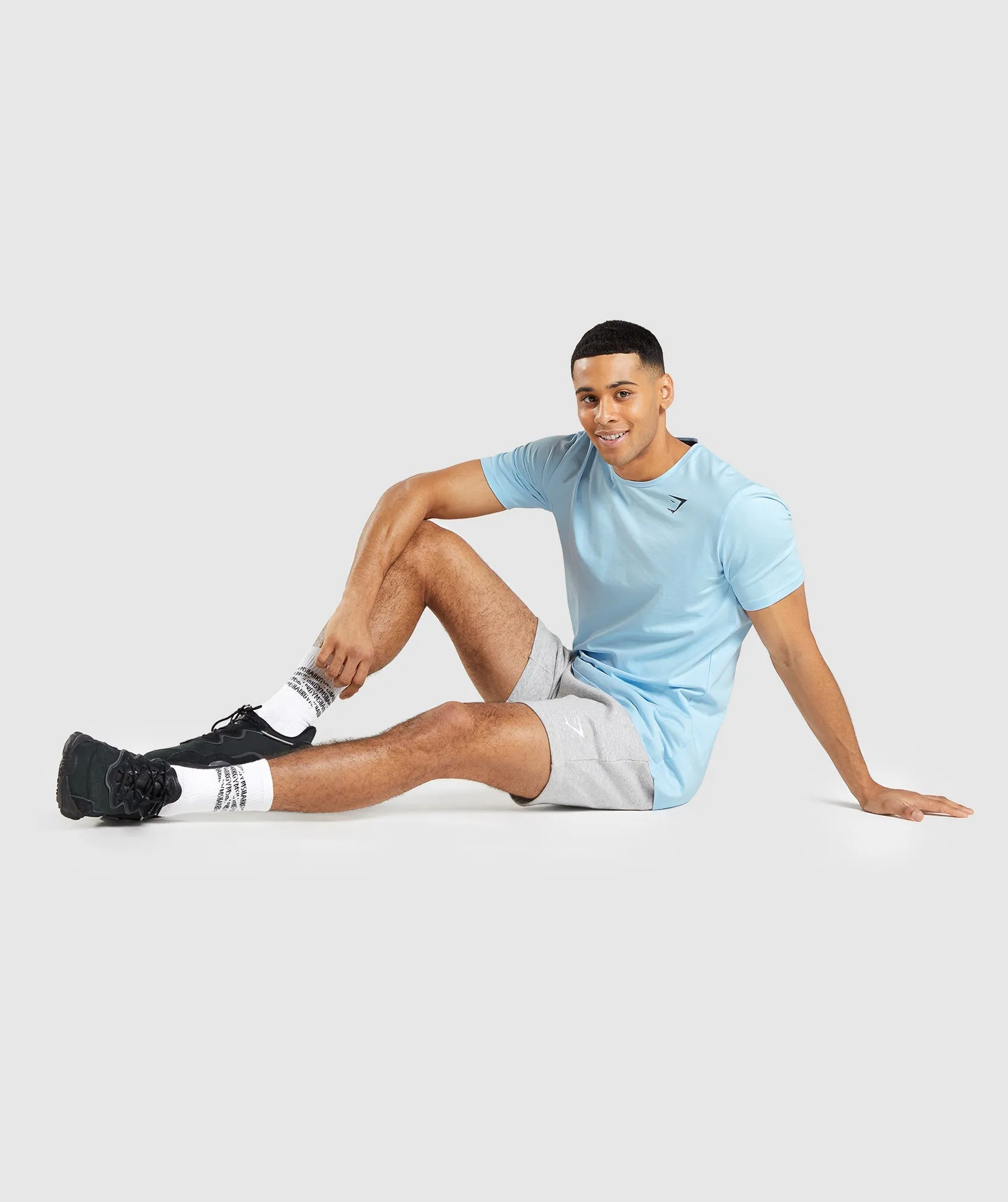 Gymshark Essential T-Shirt - Linen Blue sold by Gymshark product image thumbnail 4