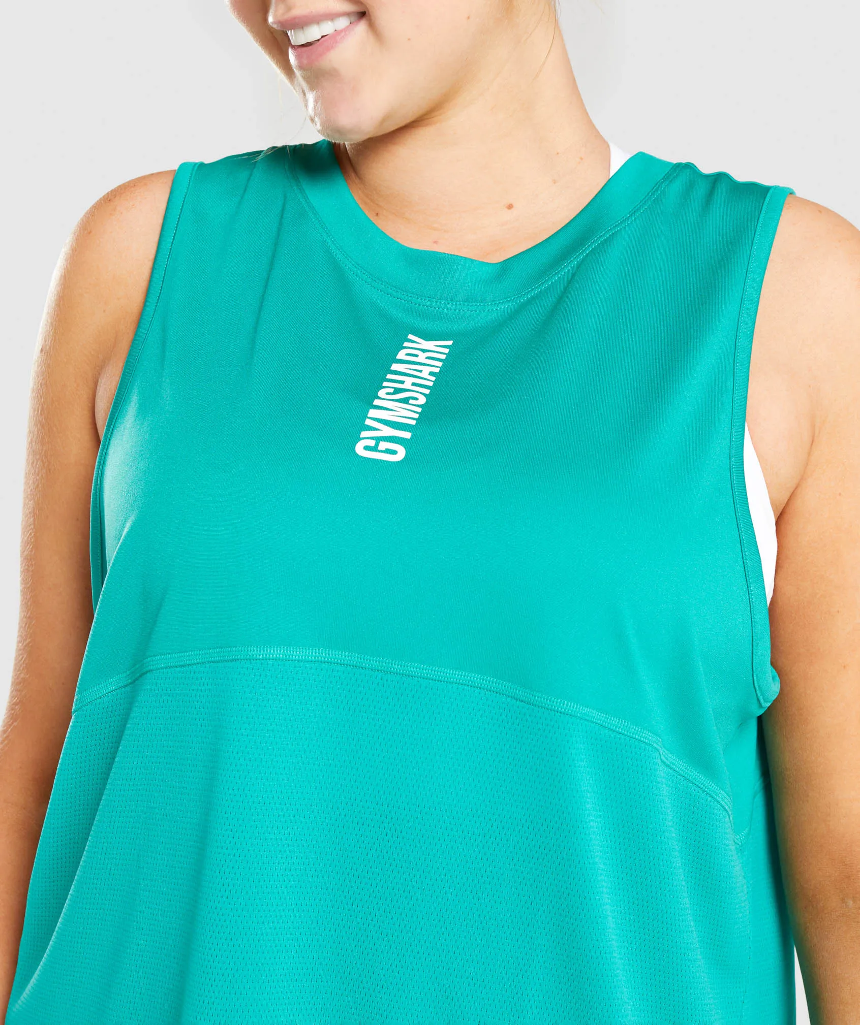Gymshark Pulse Tank - Green sold by Gymshark product image thumbnail 5