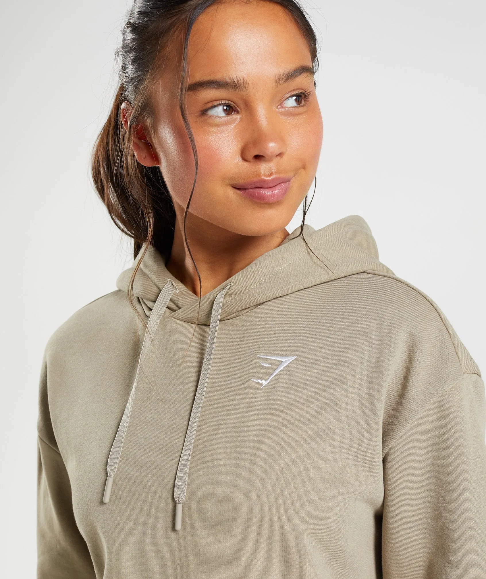 Gymshark Training Oversized Hoodie - Cement Brown sold by Gymshark product image thumbnail 3