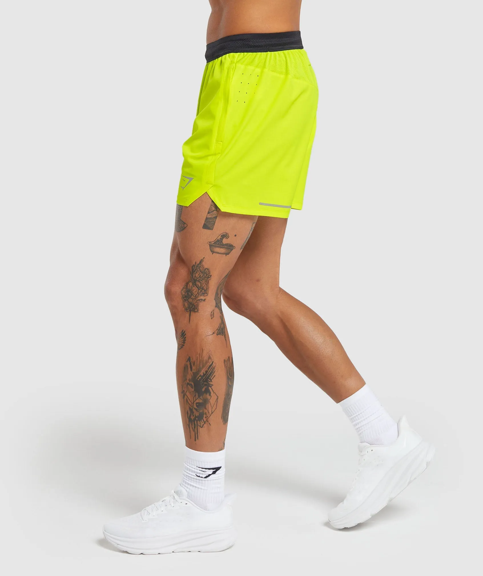 Gymshark Speed 5" Shorts - Fluo Speed Green sold by Gymshark product image thumbnail 3