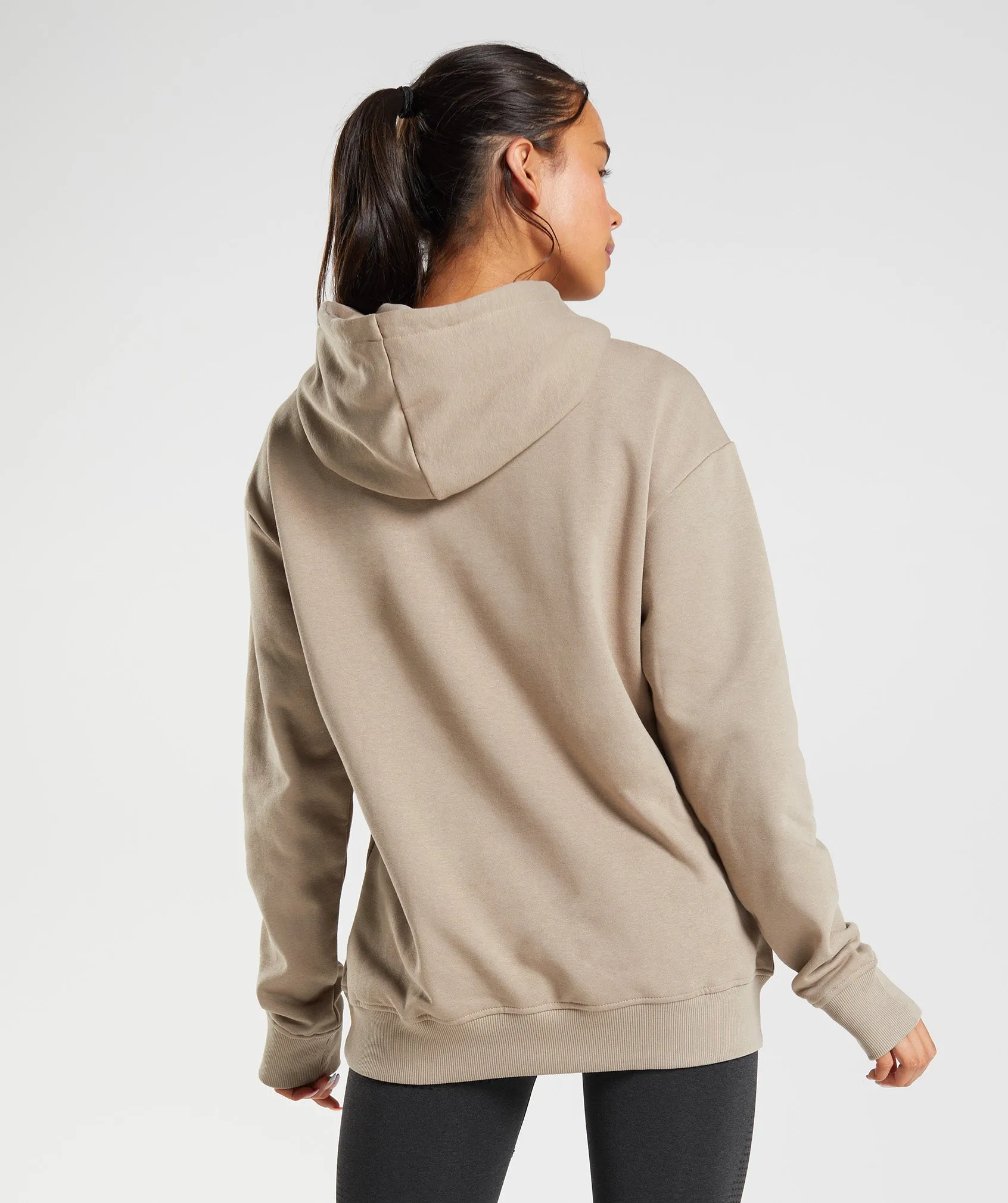 Gymshark Training Oversized Hoodie - Cement Brown sold by Gymshark product image thumbnail 2