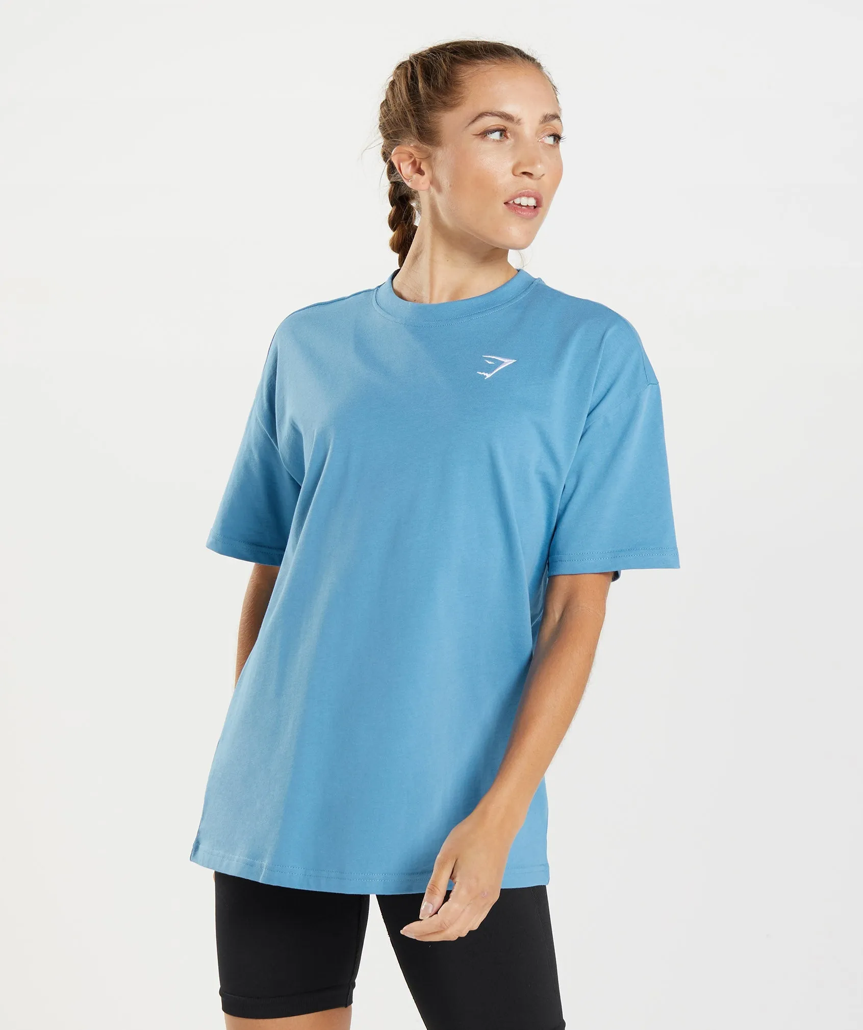 Gymshark Training Oversized T-shirt - Coastal Blue sold by Gymshark