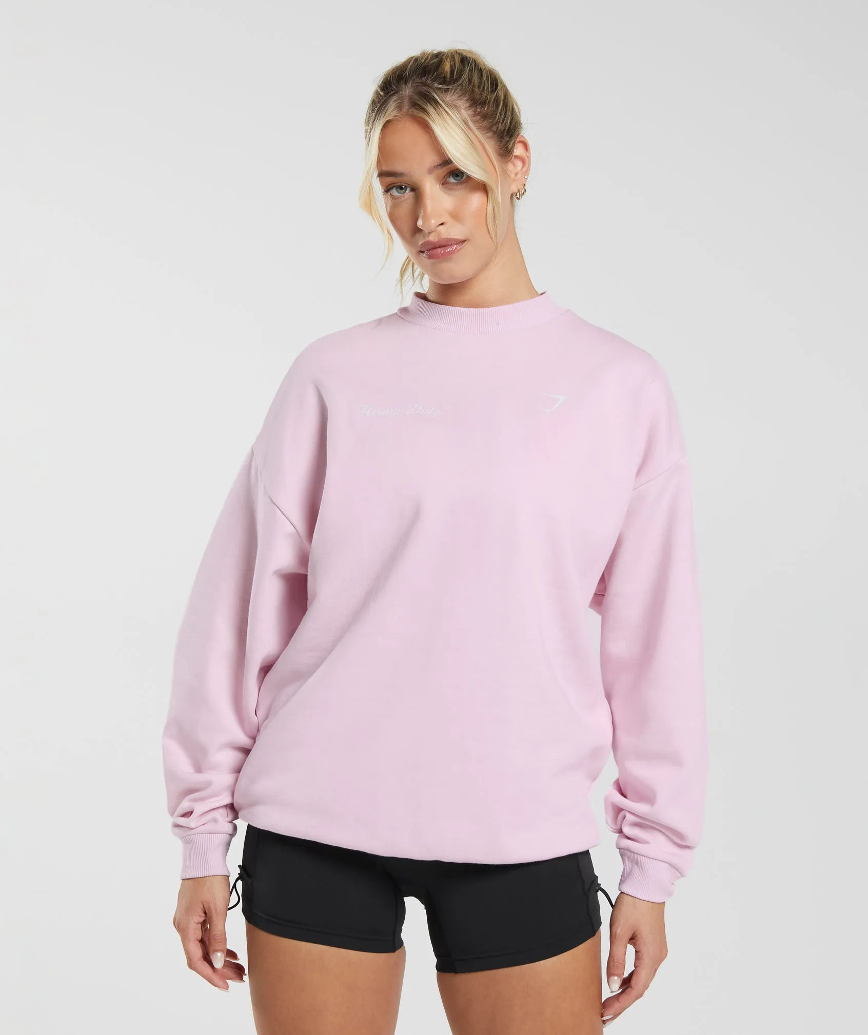Gymshark Heavy Duty Oversized Sweatshirt - Lemonade Pink sold by Gymshark product image thumbnail 2