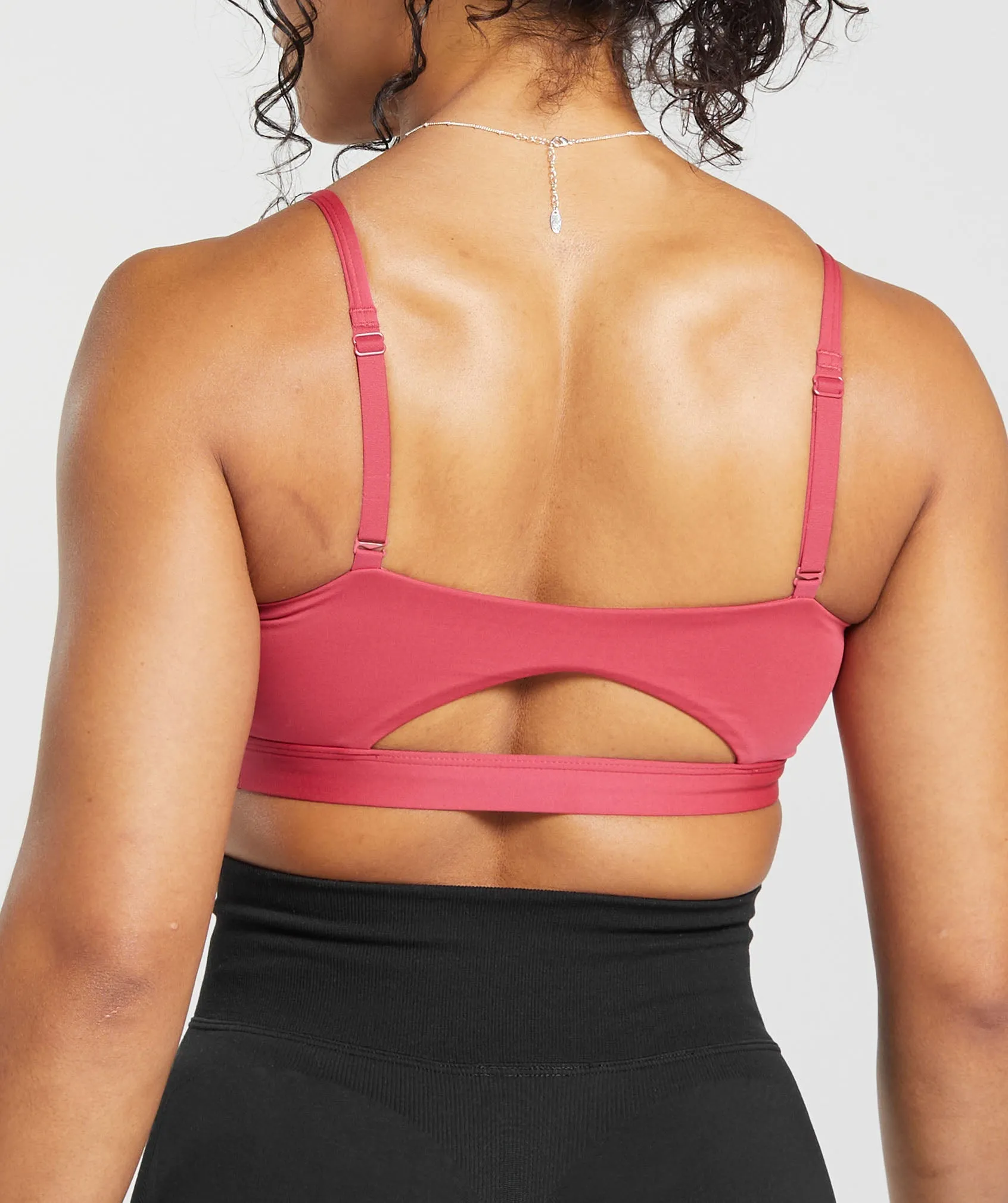 Gymshark Cut Out Bandeau - Vintage Pink sold by Gymshark