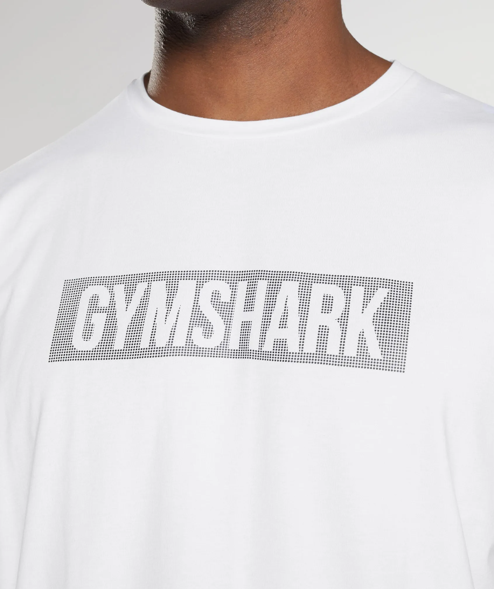Gymshark Block T-Shirt - White sold by Gymshark product image thumbnail 3
