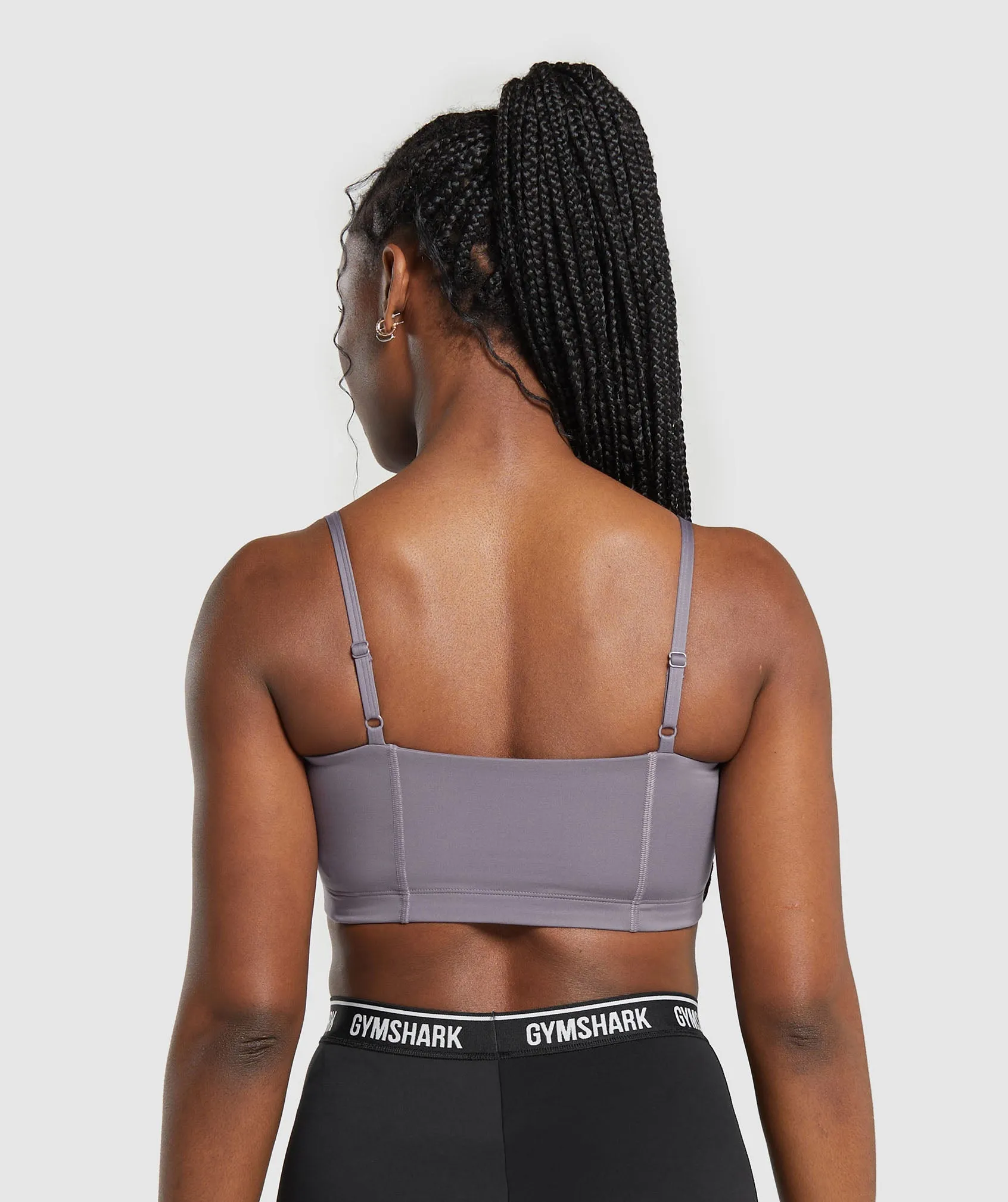 Gymshark Bandeau Sports Bra - Fog Purple sold by Gymshark product image thumbnail 2