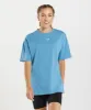 Gymshark Fraction Oversized T-Shirt - Coastal Blue sold by Gymshark
