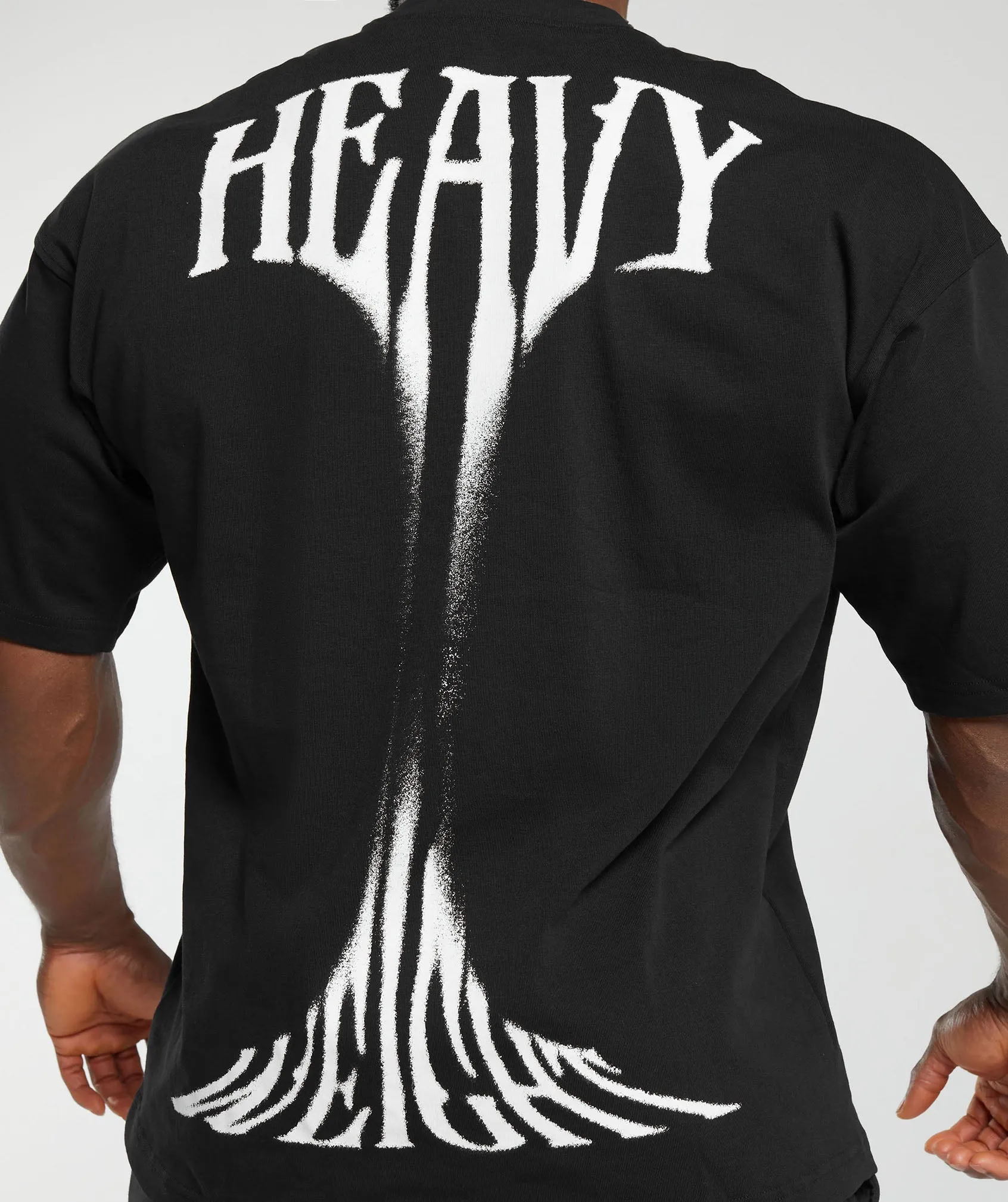 Gymshark Heavy Weight Graphic T-Shirt - Black sold by Gymshark product image thumbnail 5