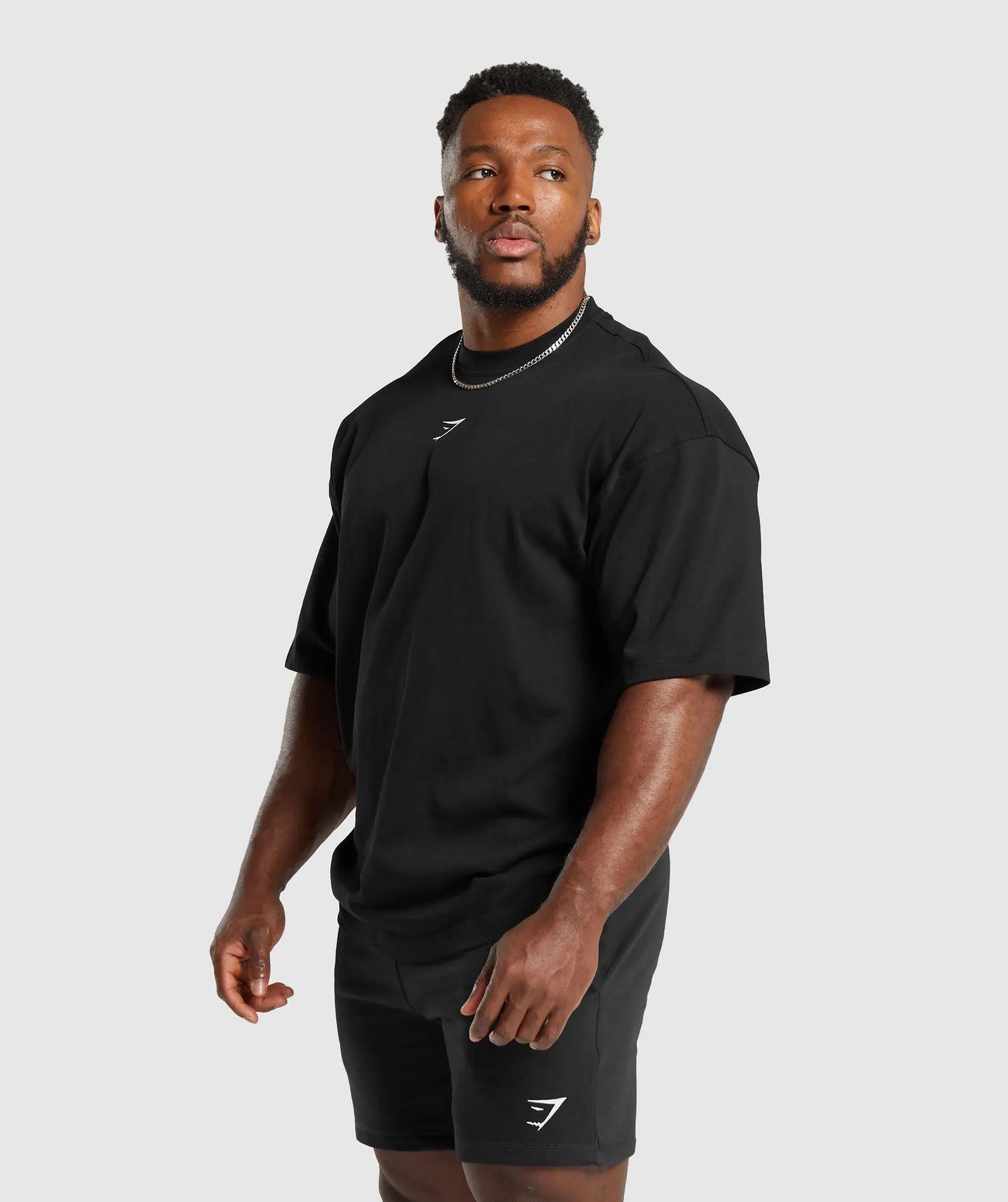 Gymshark Heavy Weight Graphic T-Shirt - Black sold by Gymshark product image thumbnail 3