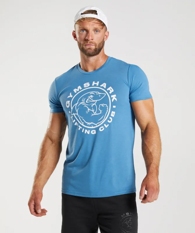 Gymshark Legacy T-Shirt - Coastal Blue sold by Gymshark